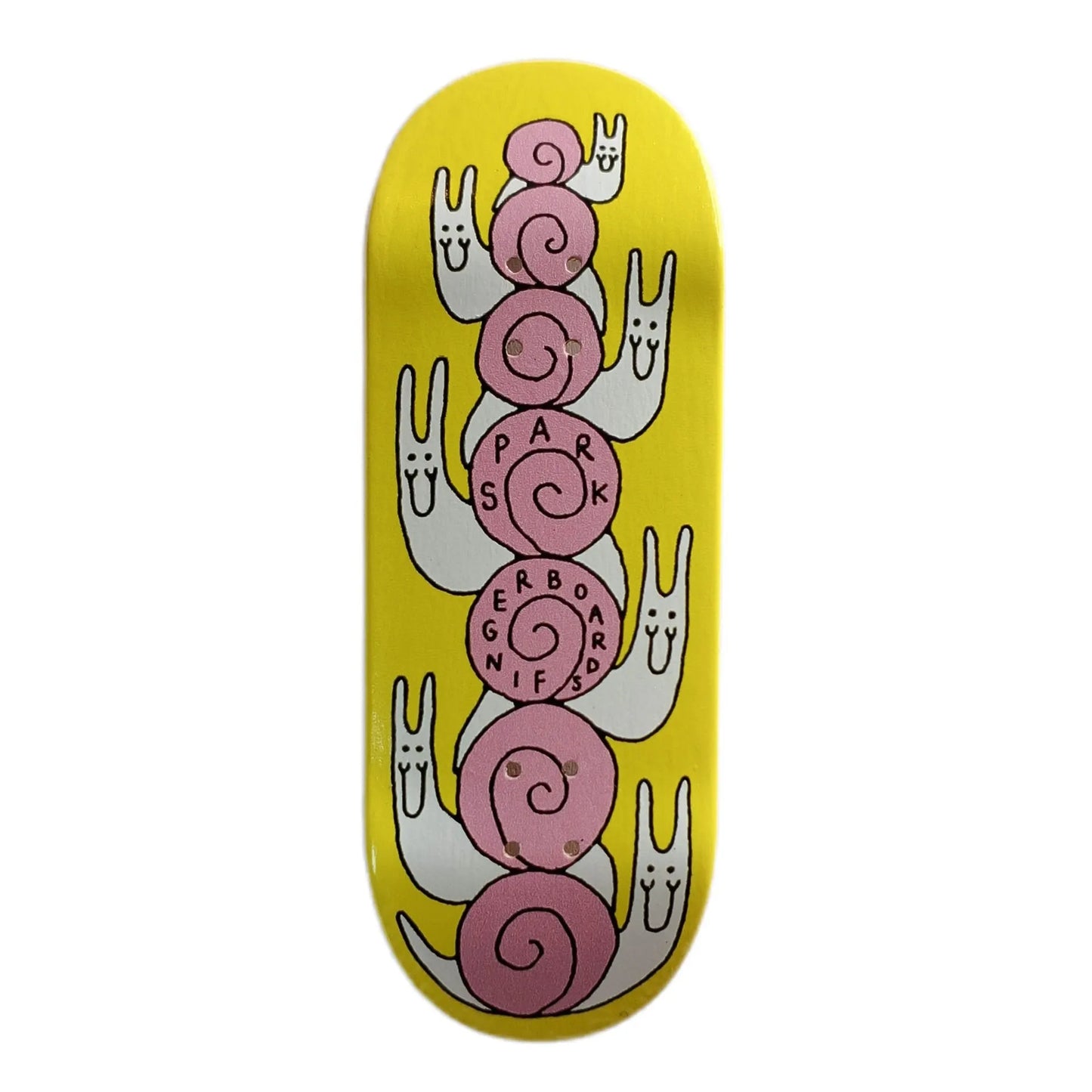 Spark High Mold Slug by Nick Öhlo Fingerboard Deck (CHOOSE SIZE & SHAPE)