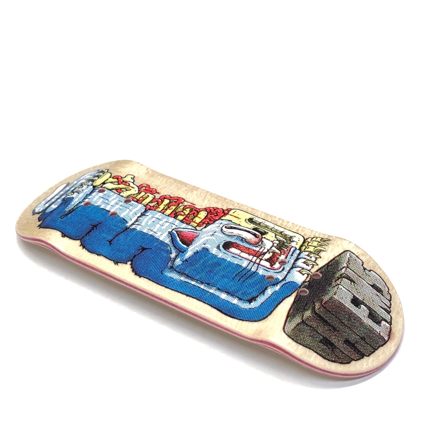 Chems Blue “Cat Guts" Fingerboard Deck