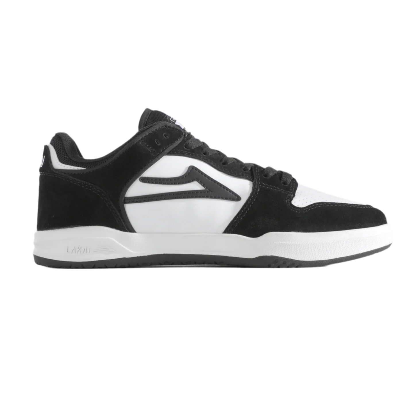 Lakai Telford Low “Black/White Leather” Skateboard Shoes