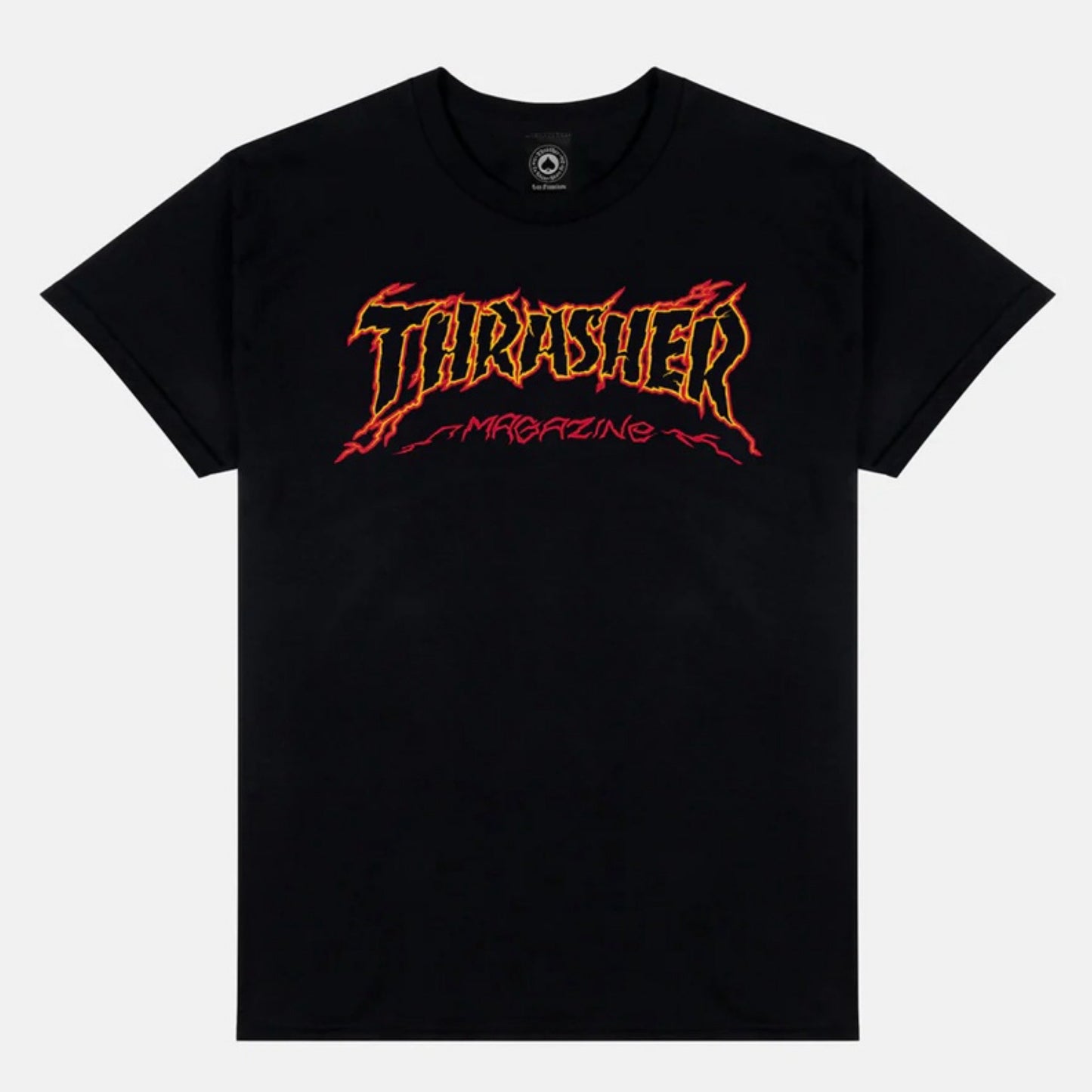 Thrasher Cracked by Exteenager T-Shirt Black