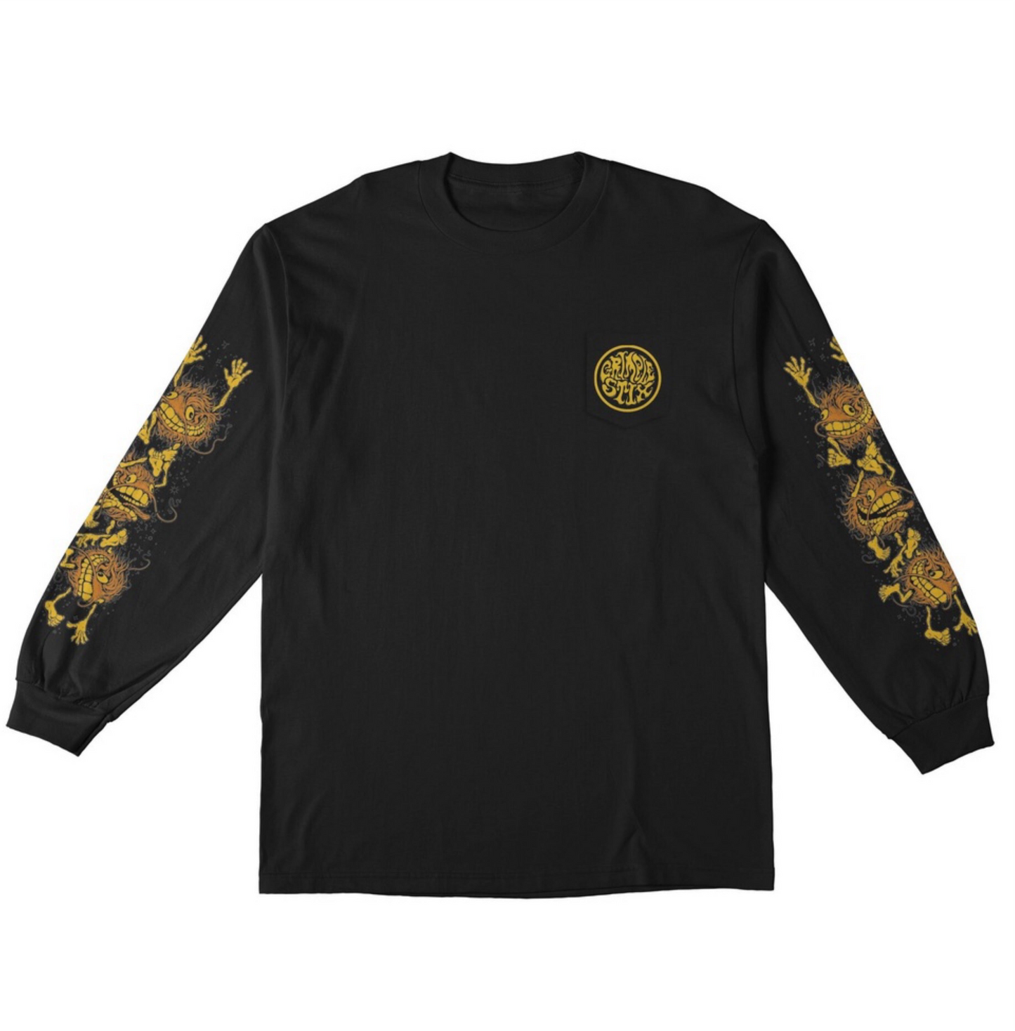 Anti-Hero Grimple Long Sleeve T-Shirt Black