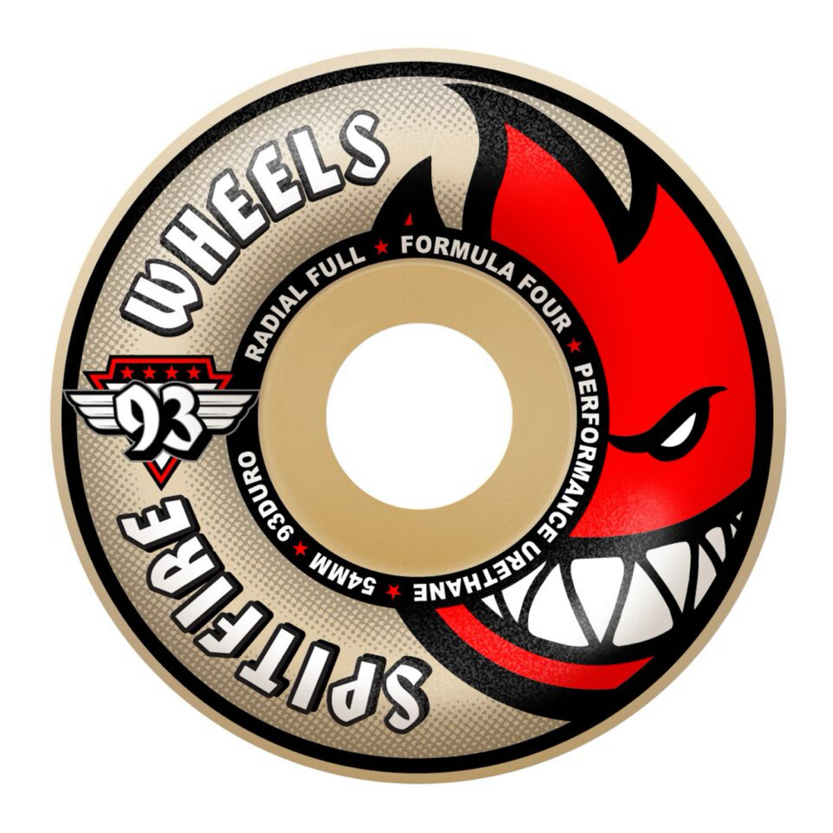 Spitfire Formula Four Radial Full 54mm 93a Skateboard Wheels