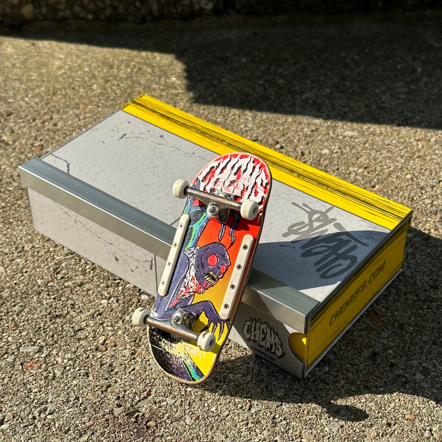 Chems Skateable Fingerboard Storage Box