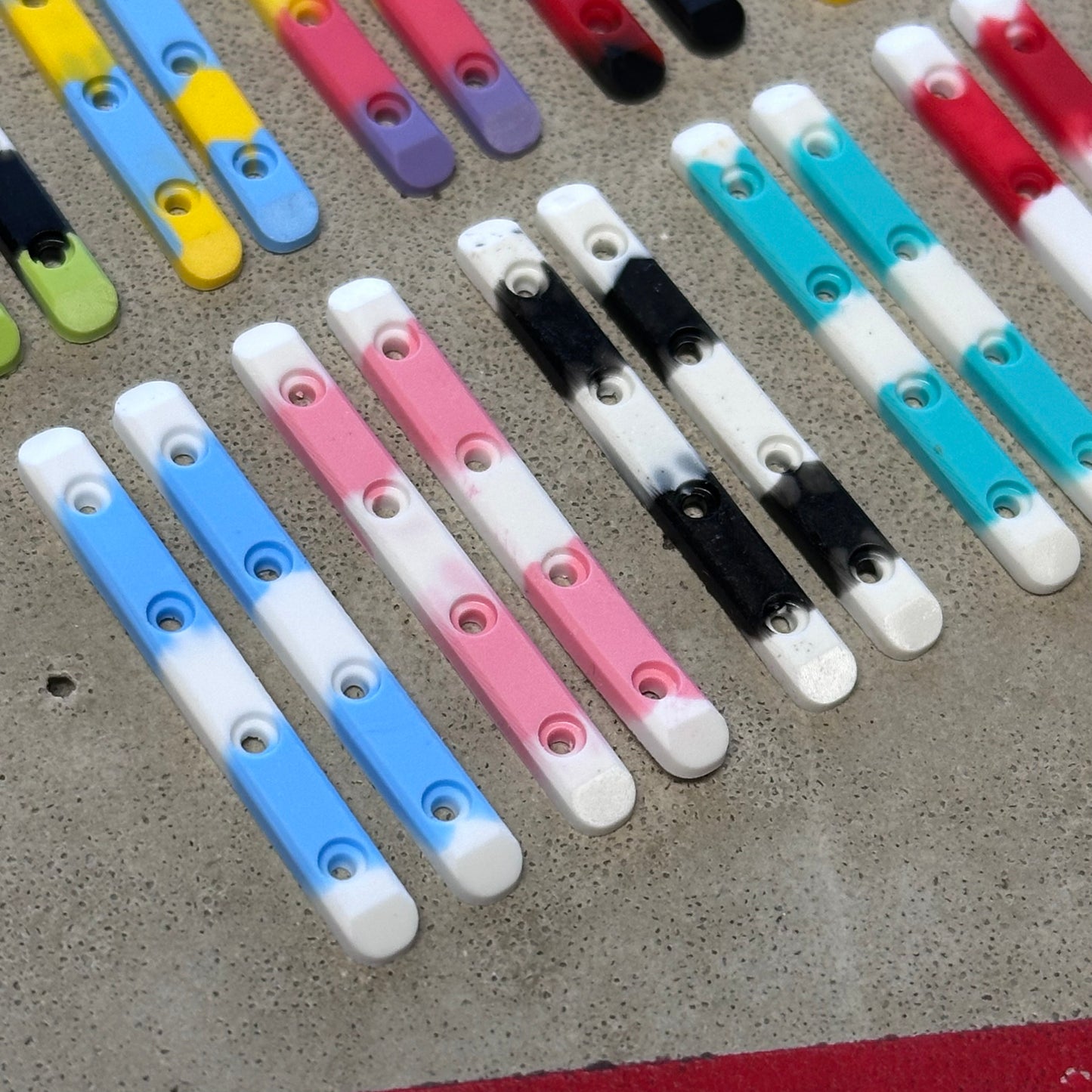 Rushwood Multi Color Fingerboard Board Rails (CHOOSE COLOR)
