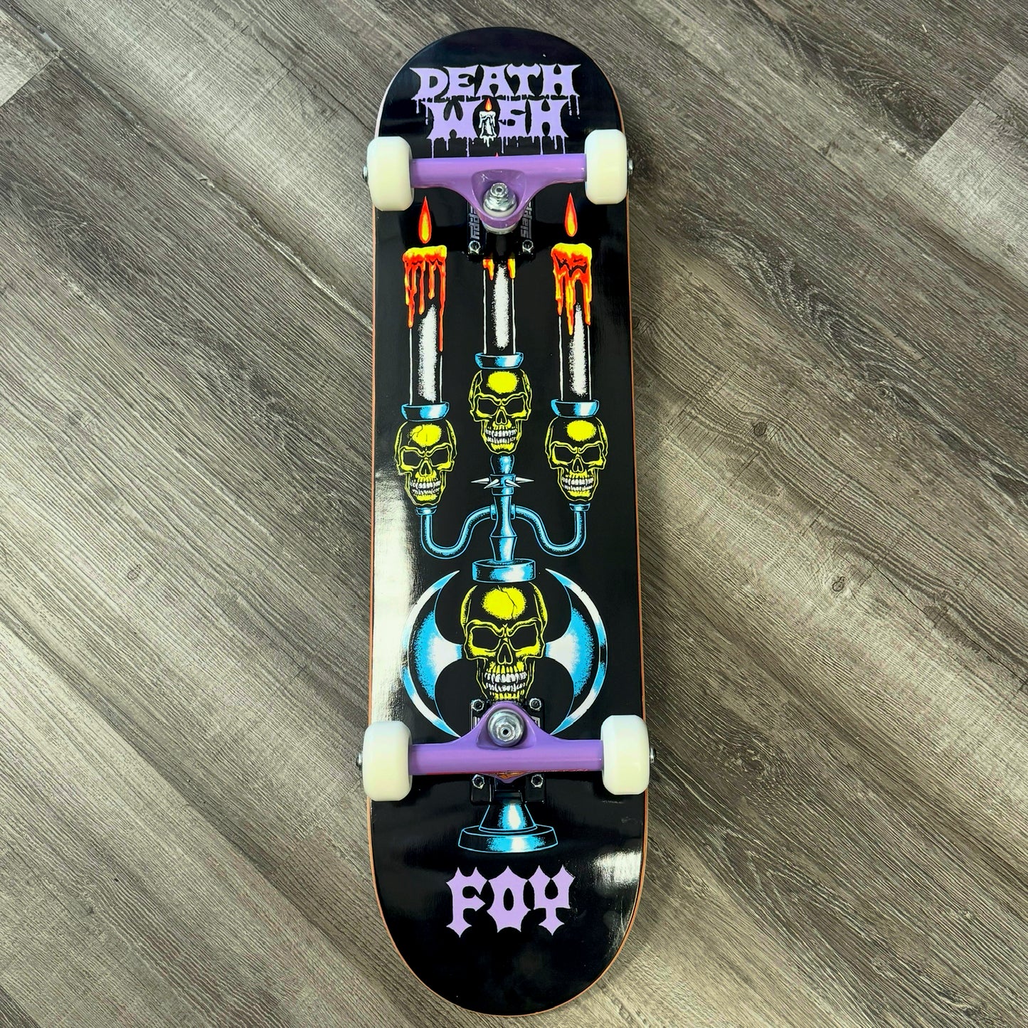 Deathwish Jamie Foy Forgotten Relics 8.0" Skateboard Complete