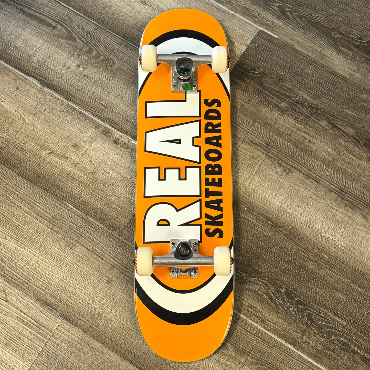 Real Logo Orange 7.5" Skateboard Complete