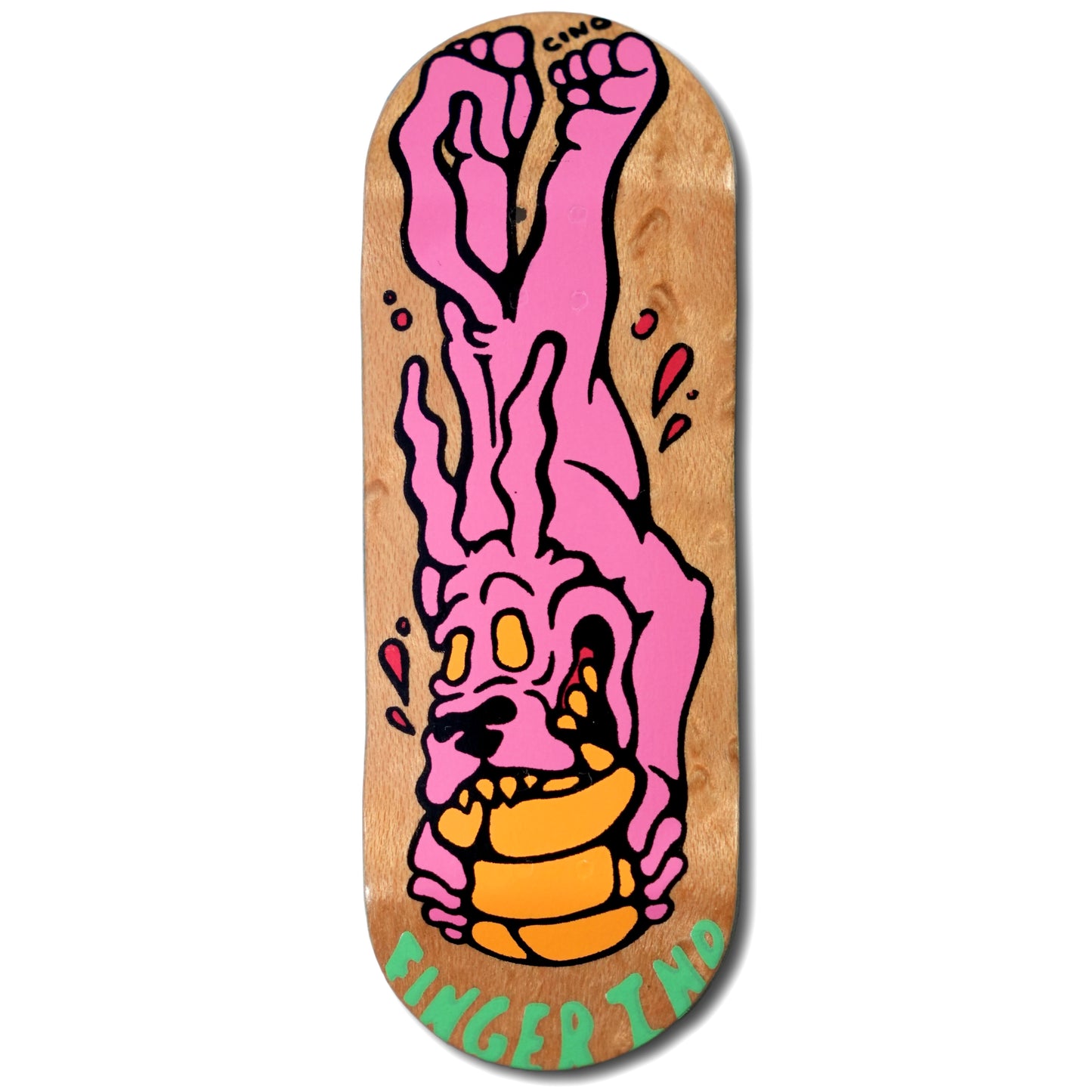 Finger Industries x Cino Dog 34mm Fingerboard Deck