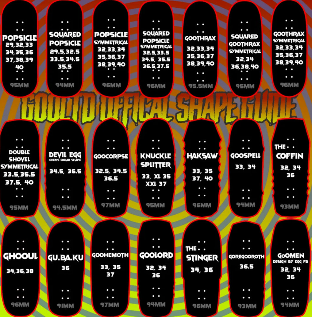 Goo “Knife” Fingerboard Deck