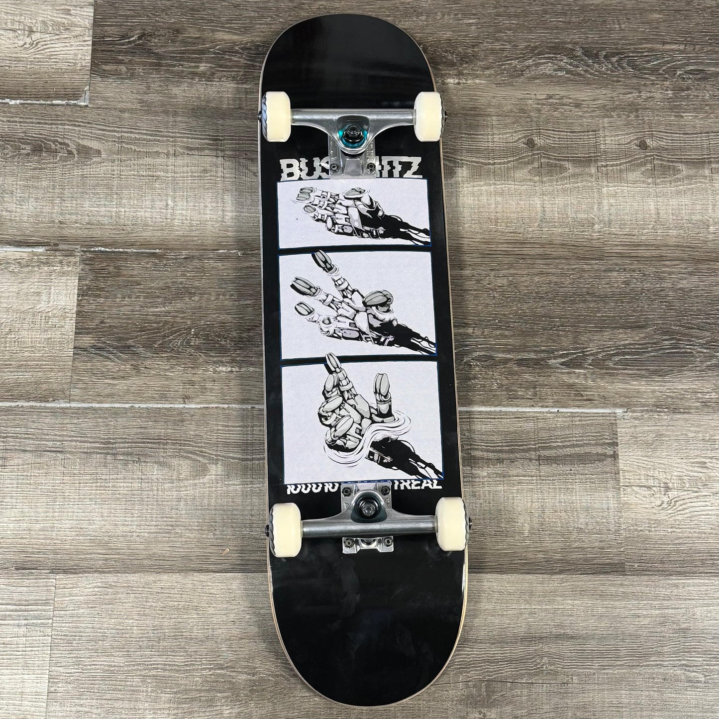 Real Busenitz Fourth Wall Easy Rider 8.25" Skateboard Complete