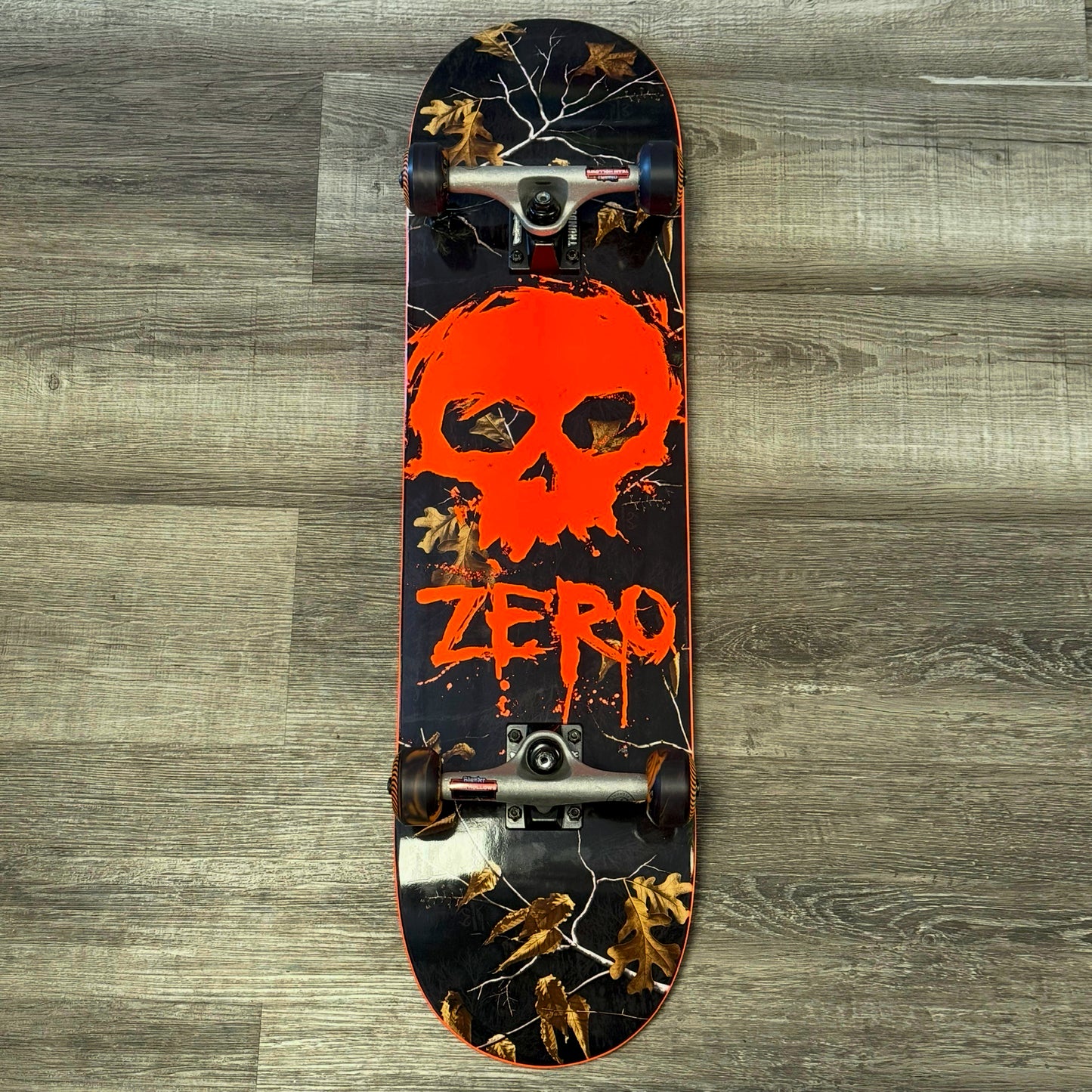 Zero Team Blood Skull Real Tree 2 8.25" Skateboard Complete