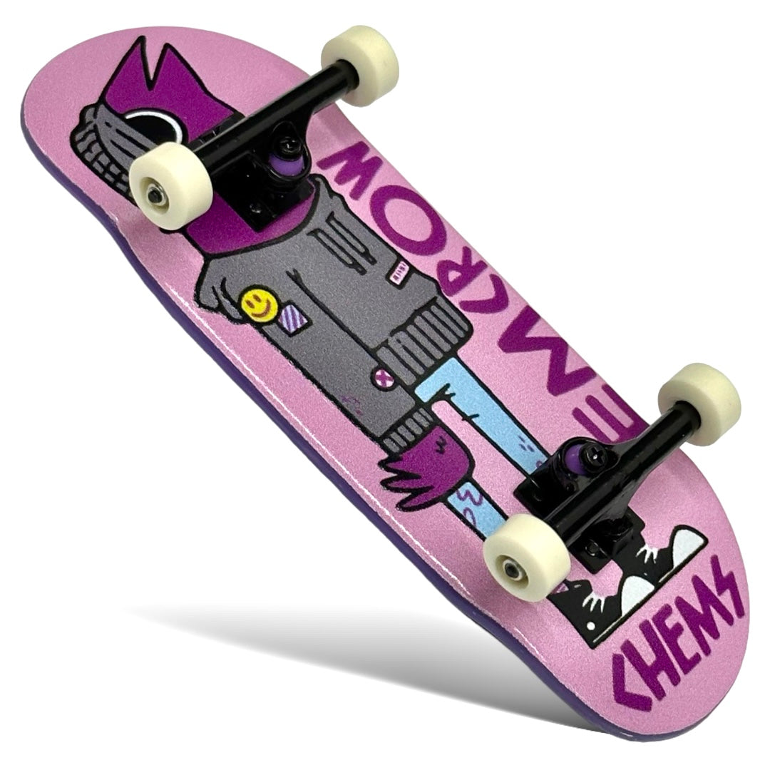 Deli x Chems “EmCrow” Polycarbonate Fingerboard Complete