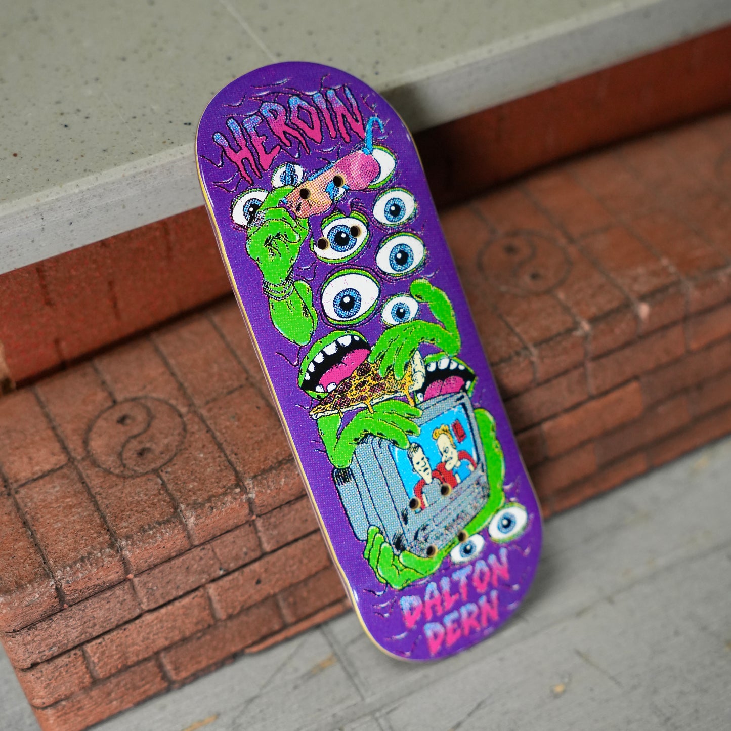 Chems X Heroin Dalton Dern Mutate Or Die Fingerboard Deck (CHOOSE SIZE)