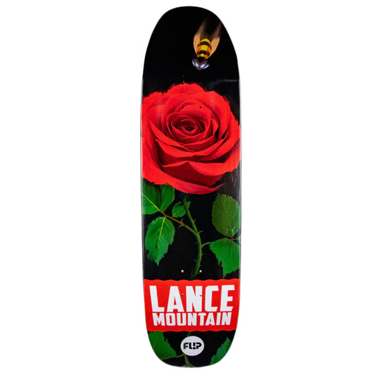 Flip Mountain Flower Power Black Shaped 9.0" Skateboard Deck