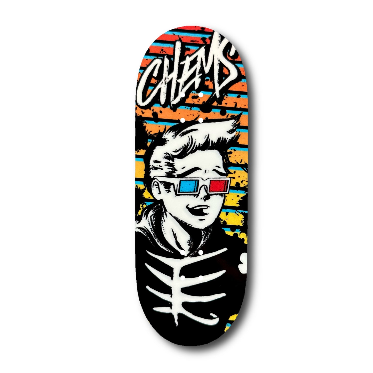 Chems “3D Kid Remix” Fingerboard Deck