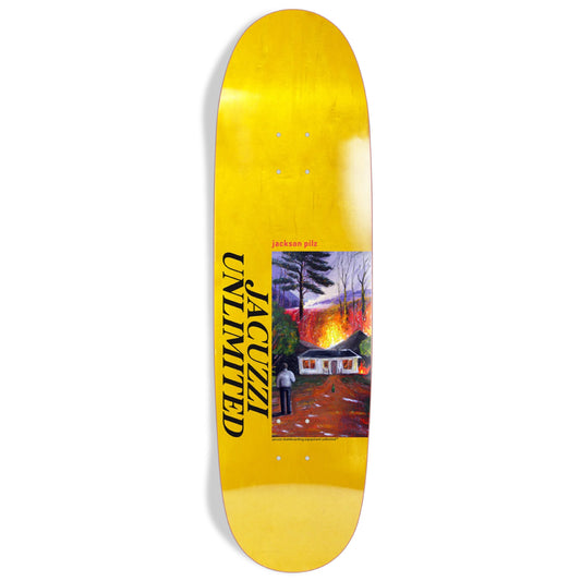 Jacuzzi Jackson Pilz Lawn Fire 9.125" Egg Shaped Skateboard Deck