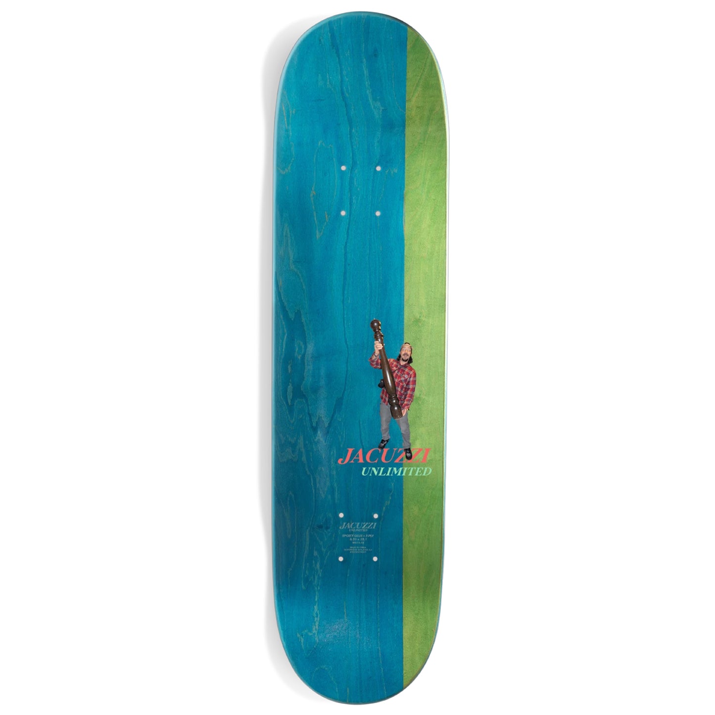 Jacuzzi Caswell Berry Pepper Grinder 8.25" Skateboard Deck