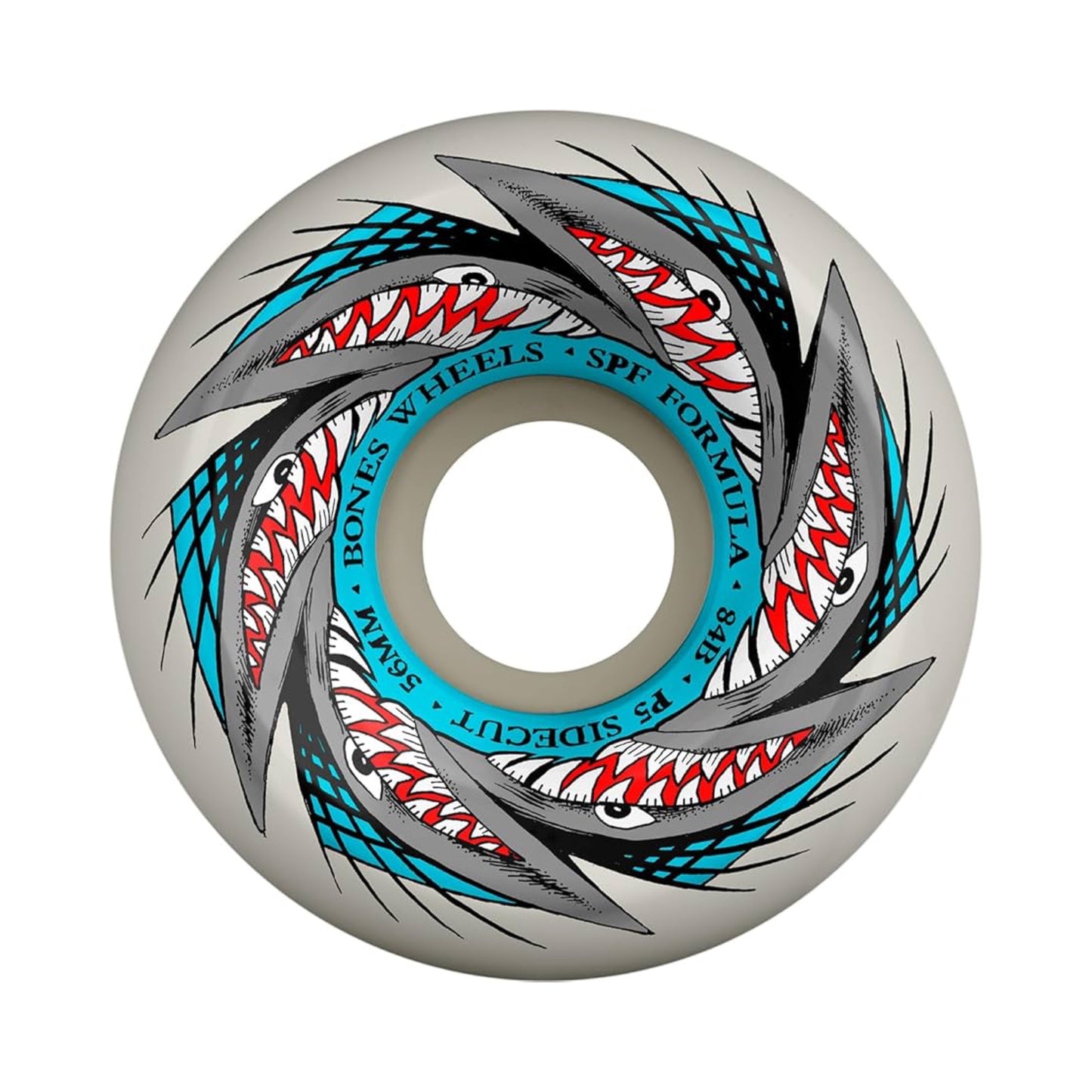 Bones P5 60mm Sharknado 84b Skateboard Wheels