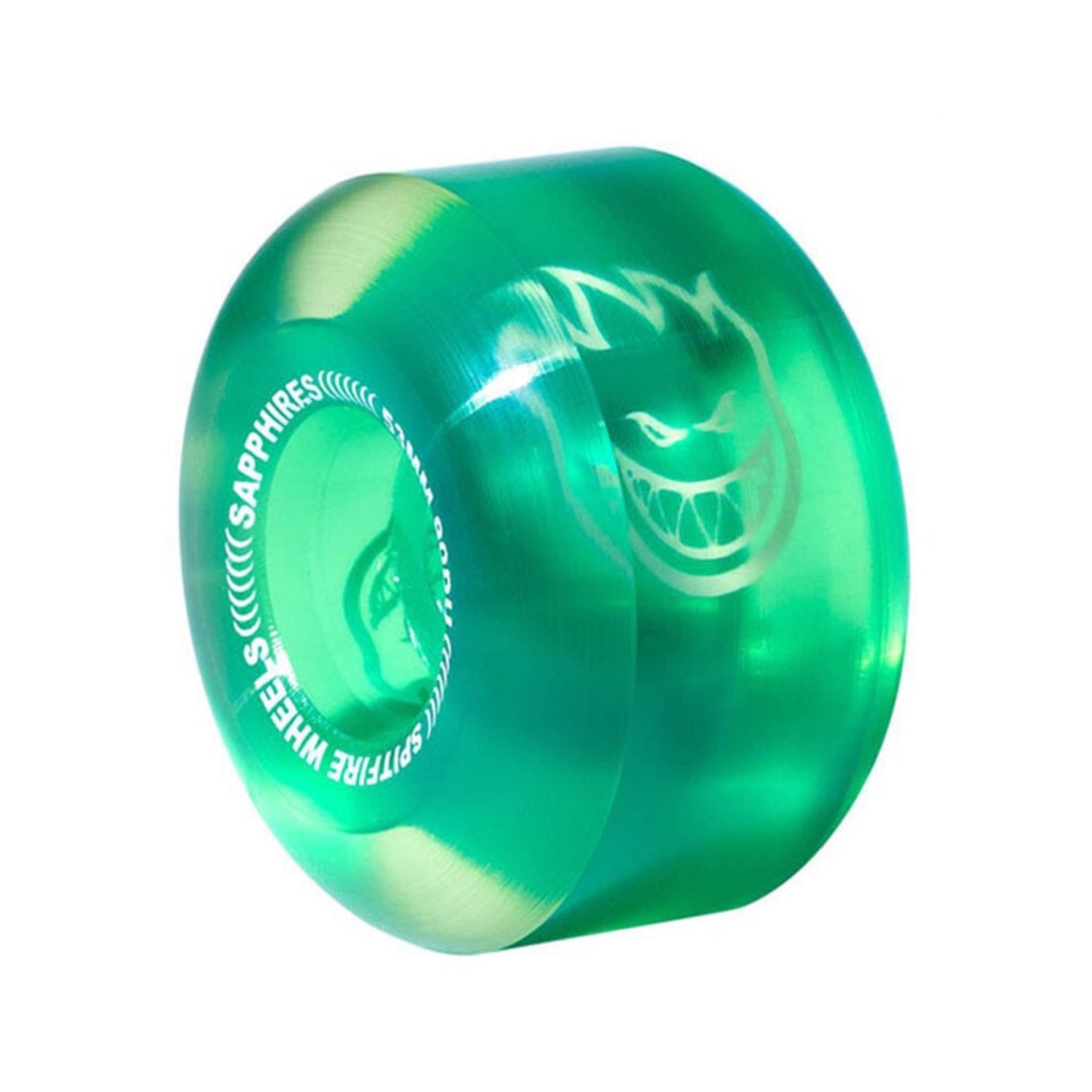 Spitfire 53mm 90du Clear Green Sapphires Skateboard Wheels