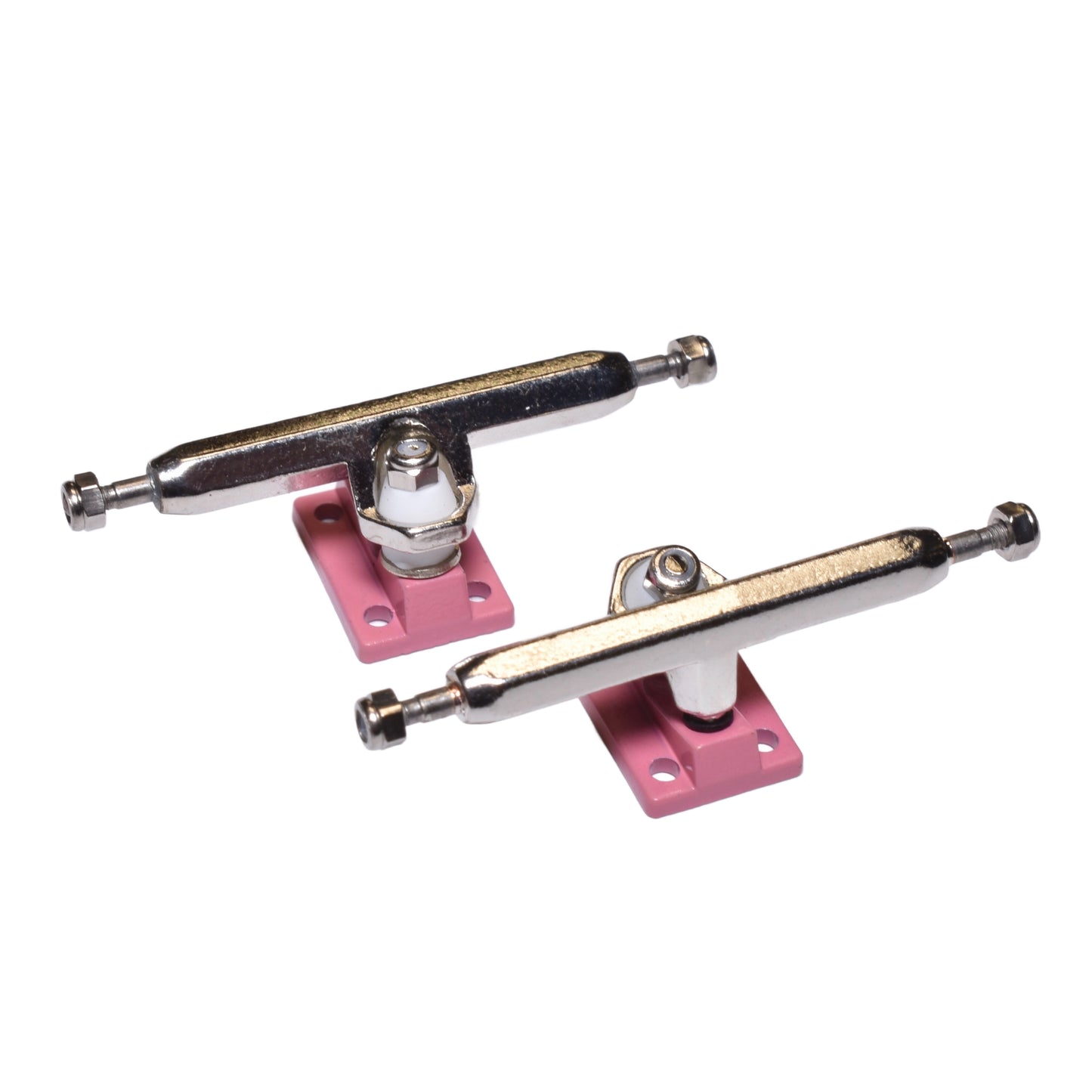HEX TRUCKS Pink/Silver Fingerboard Trucks (CHOOSE SIZE)