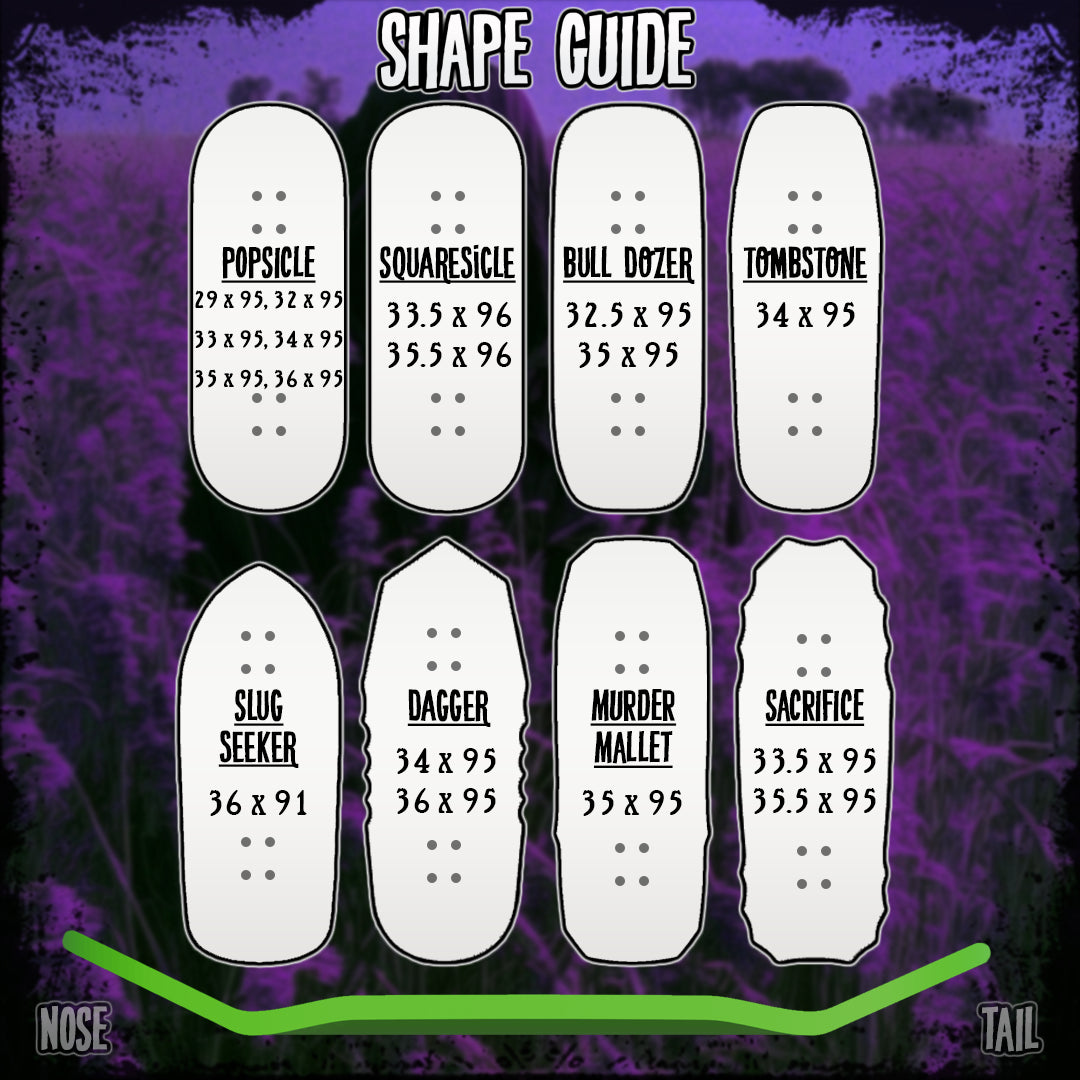 Baleful Decks “Night of The Living Dead” Fingerboard Deck