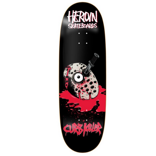 Heroin Curb Killer 6 Egg 10” Symmetrical Skateboard Deck