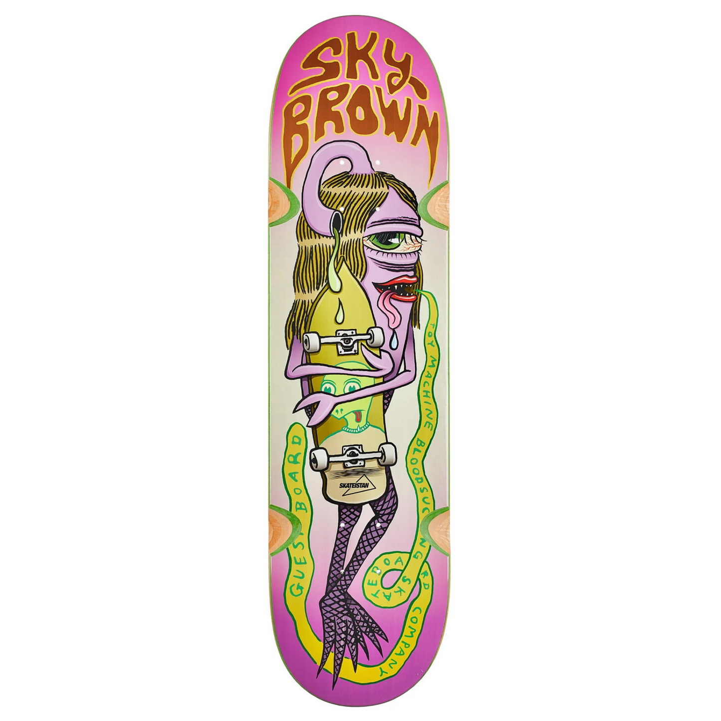 Toy Machine Sky Brown Guest Model 8.25" Skateboard Deck