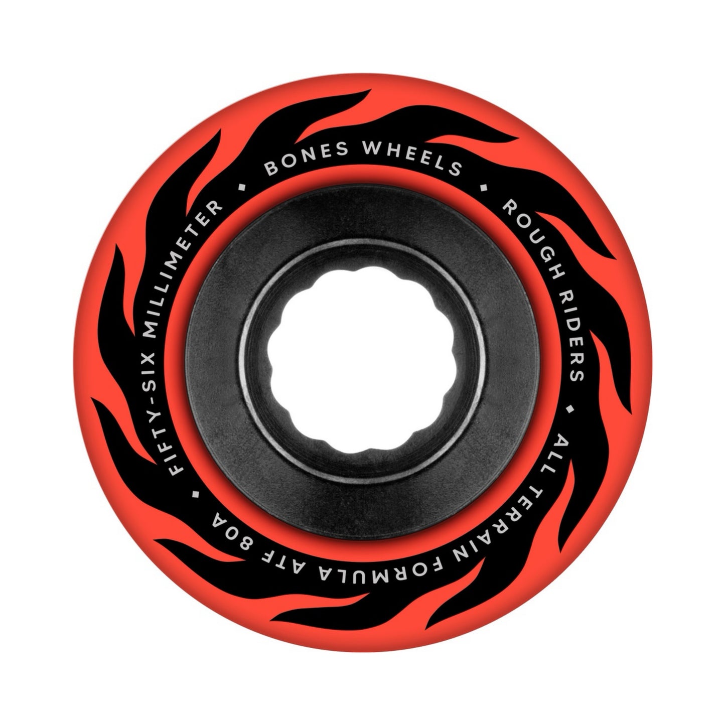 Bones ATF Rough Riders Eternal Flame Red Skateboard Wheels