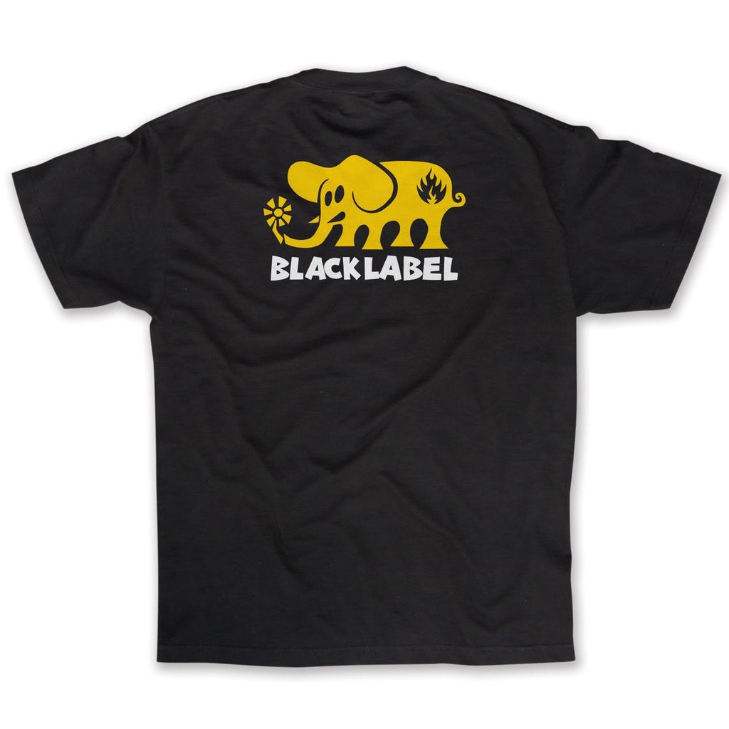 Black Label Classic Elephant T-Shirt Black