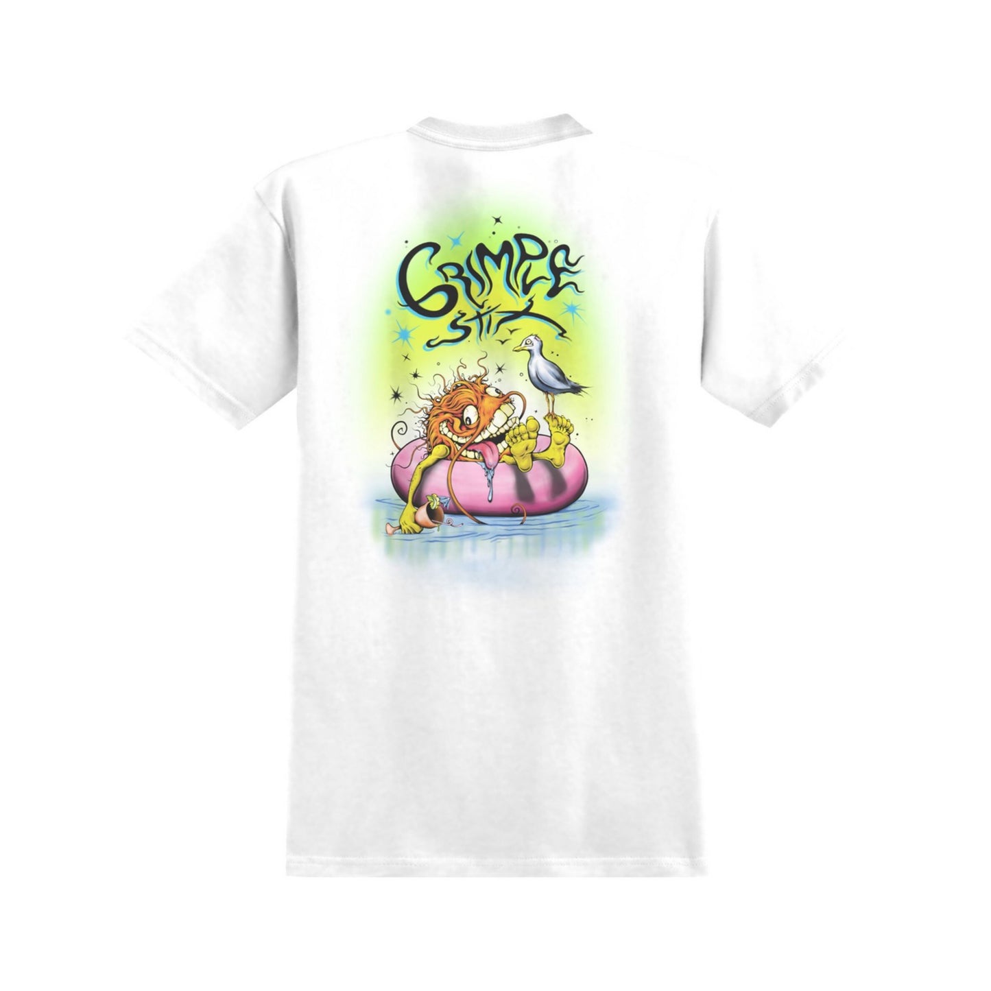 Anti-Hero Grimple T-Shirt Beach White