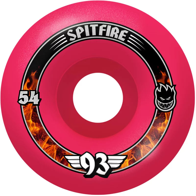 Spitfire Formula Four Radials Pink 54mm 93a Skateboard Wheels