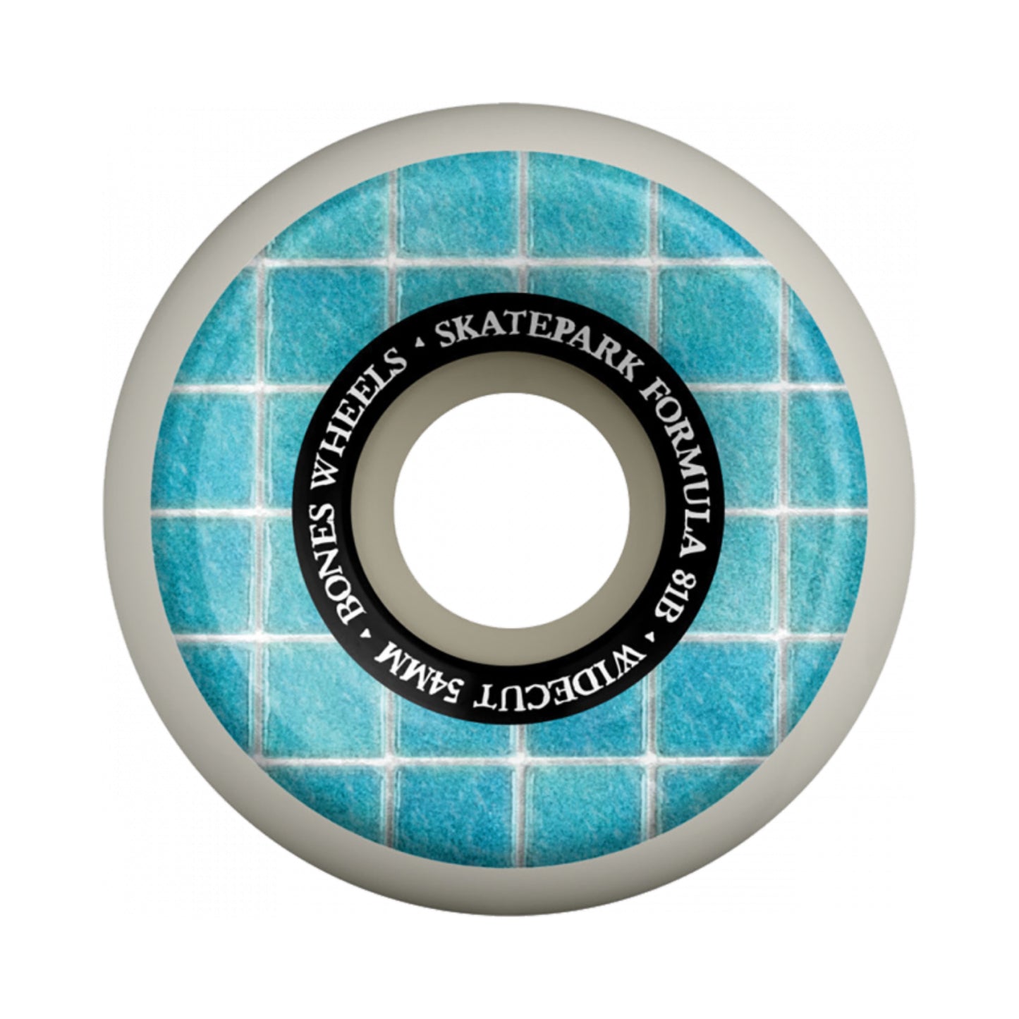 Bones SPF V6 Pool and The Gang 54mm 81b White/Blue Skateboard Wheels