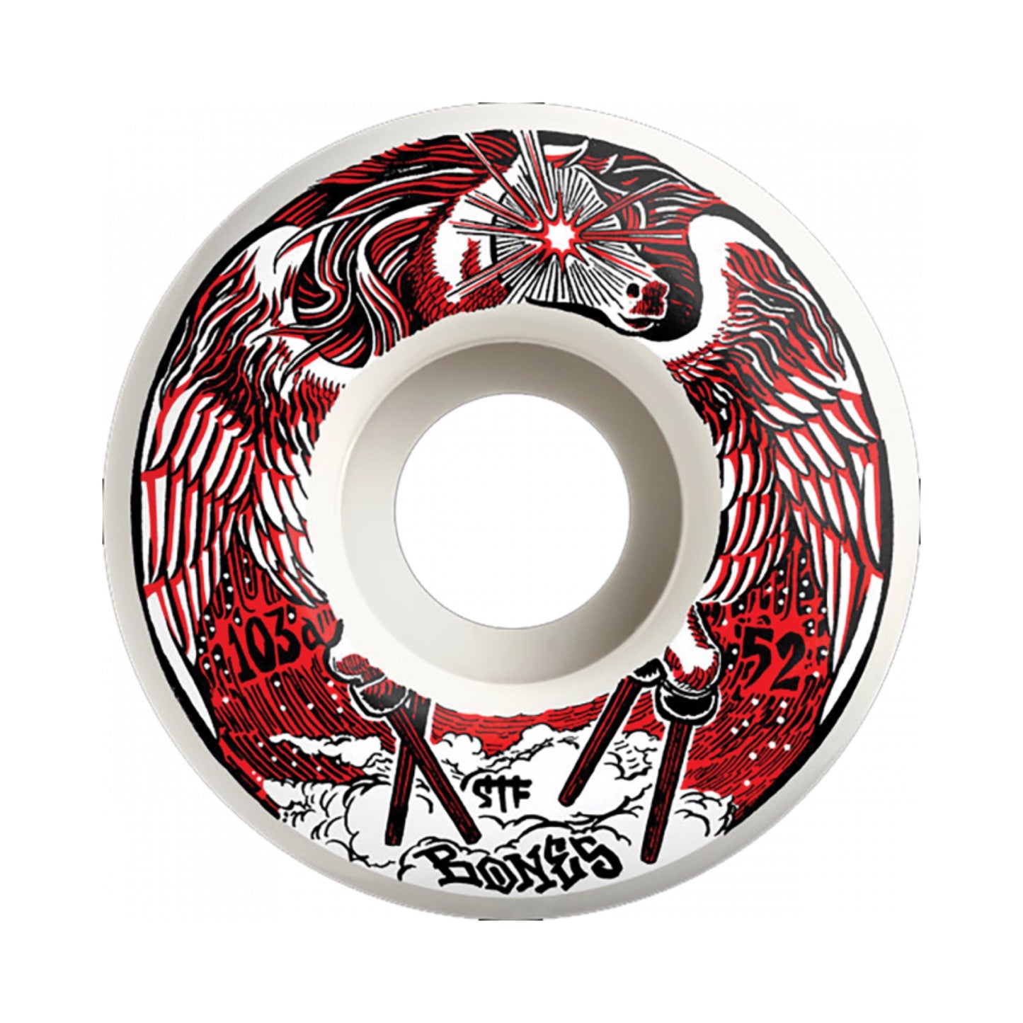 Bones STF V1 Peg-Leg-Asus 52mm 103a Skateboard Wheels