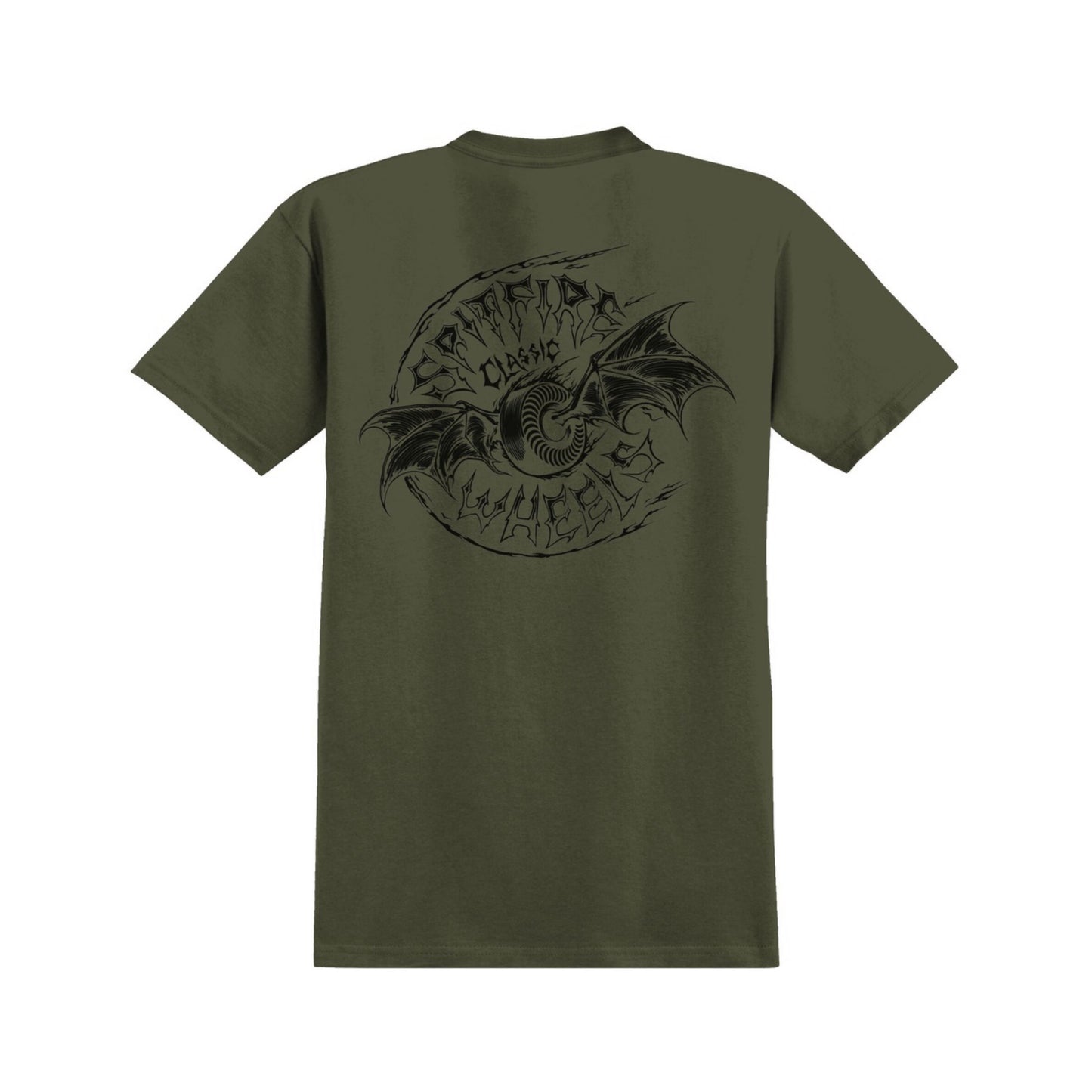 Spitfire Batwing T-Shirt Classic Military Green/Black (CHOOSE SIZE)