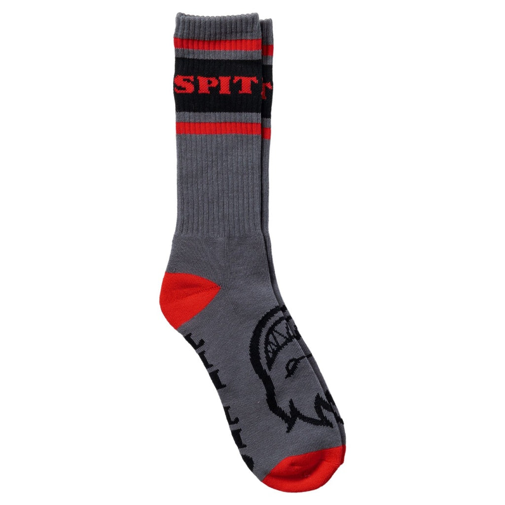 Spitfire Classic 87 Bighead Charcoal/Red/Black Socks