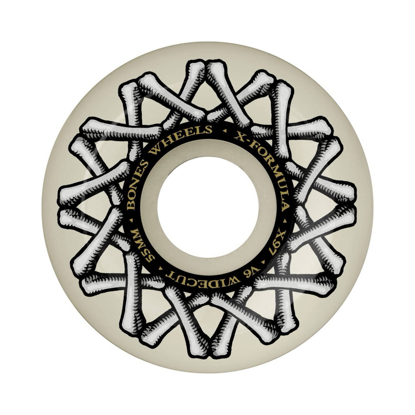 Bones X-Formula XF Widecut V6 55mm 97a Skateboard Wheels