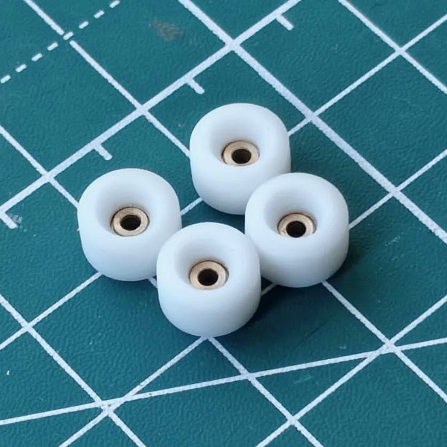 Industry FB Bright White Recycled Fingerboard Wheels (CHOOSE SIZE)