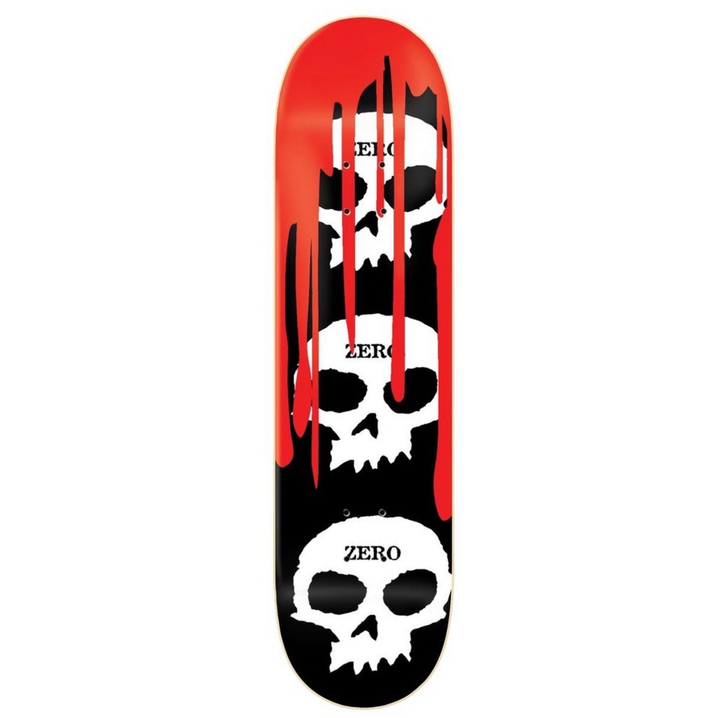 Zero Team 3 Skull Blood Mini 7.25" Skateboard Deck