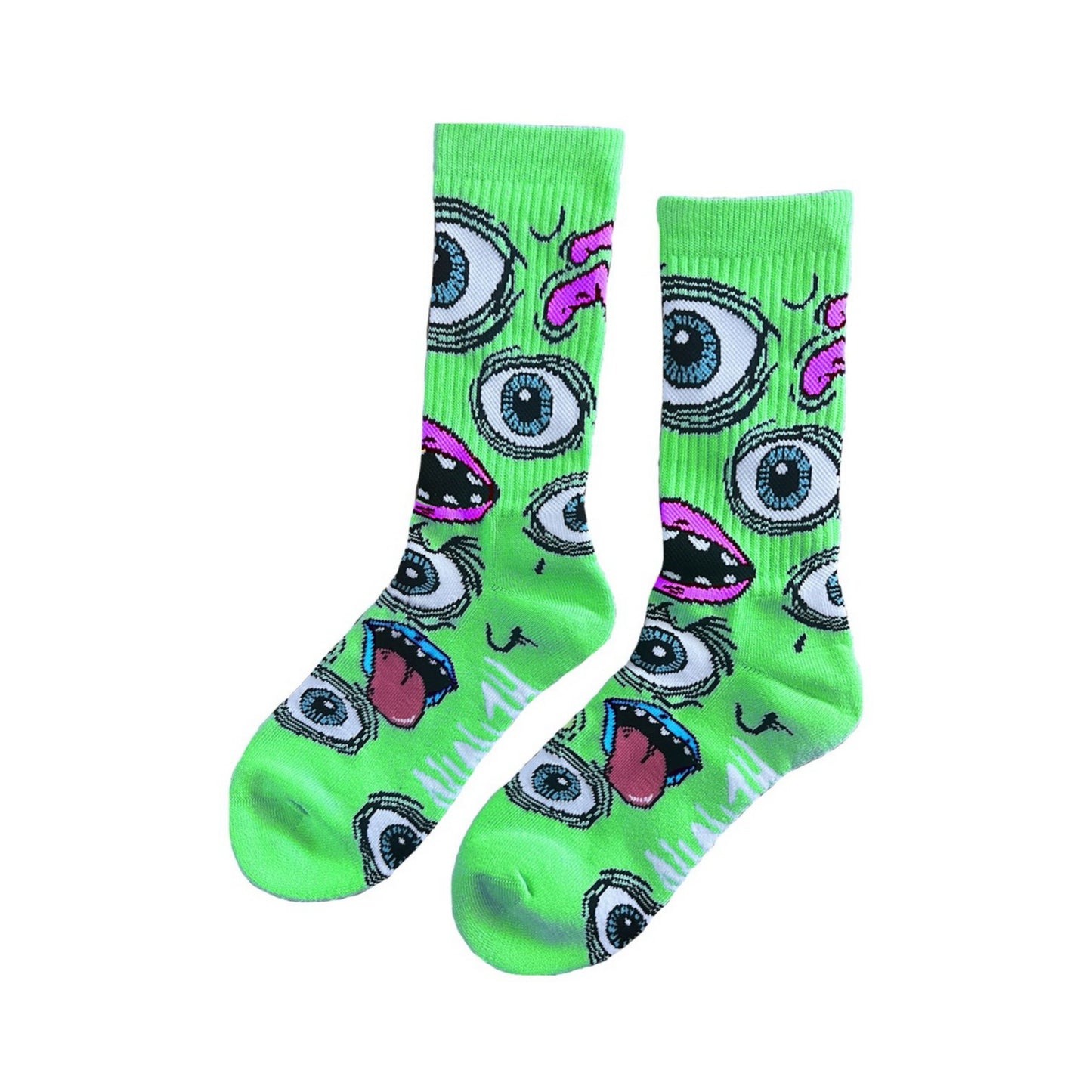 Heroin Mutant Socks Green
