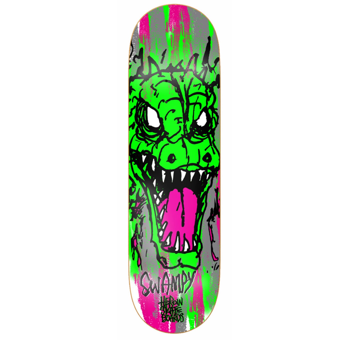 Heroin Swampy Savages Skateboard Deck
