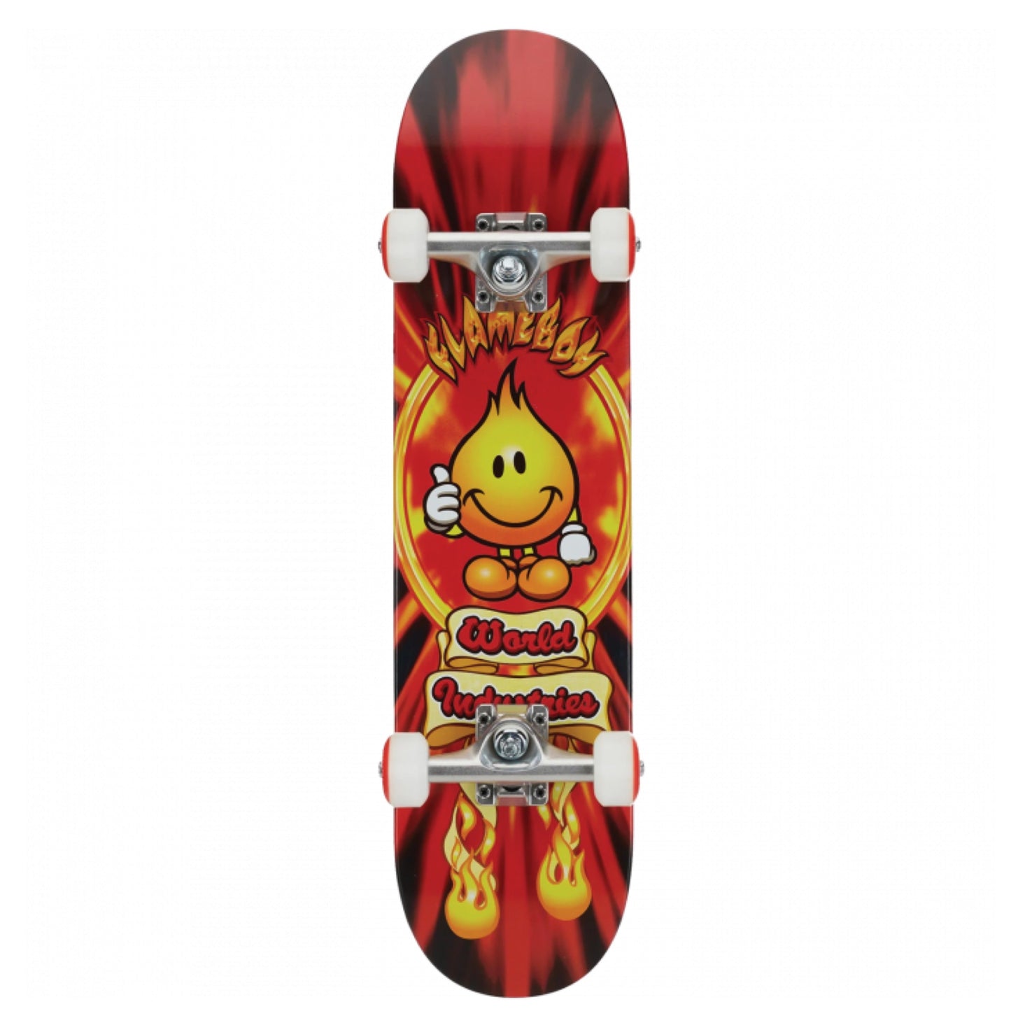 World Industries Flameboy V2 Mini Soft Top 7.0" Skateboard Complete