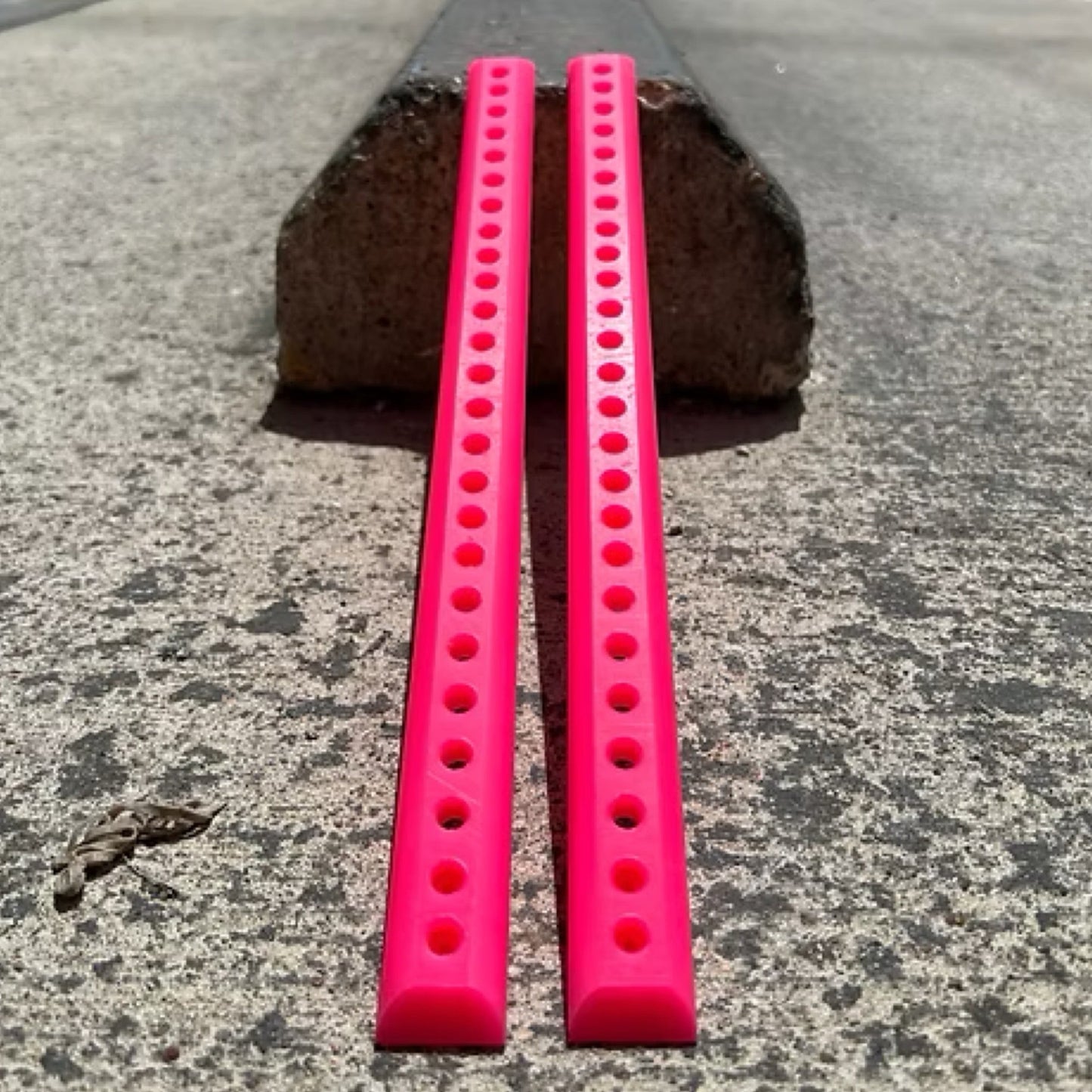 Lil Jawns x Snot Wheels Skateboard Board Rails “Holy Wide Boys” Pink