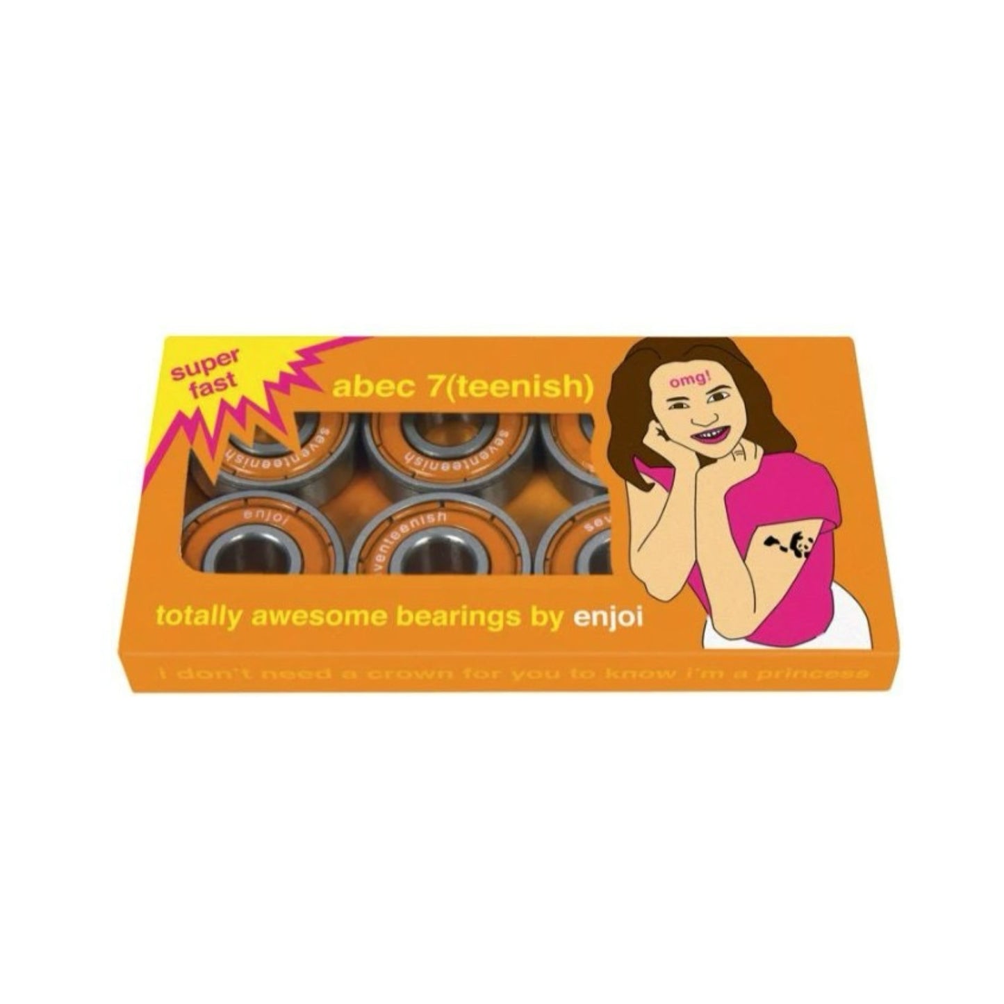 Enjoi Abec 7 (Teenish) Skateboard Bearings