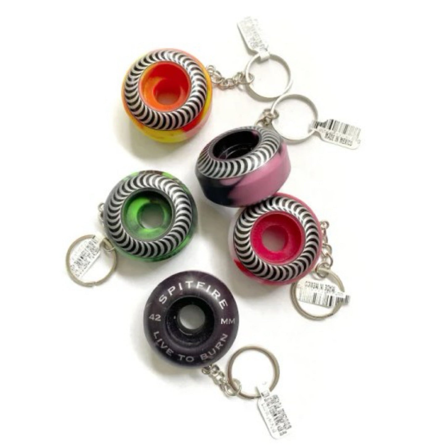 Spitfire Wheel Assorted Colors Keychain