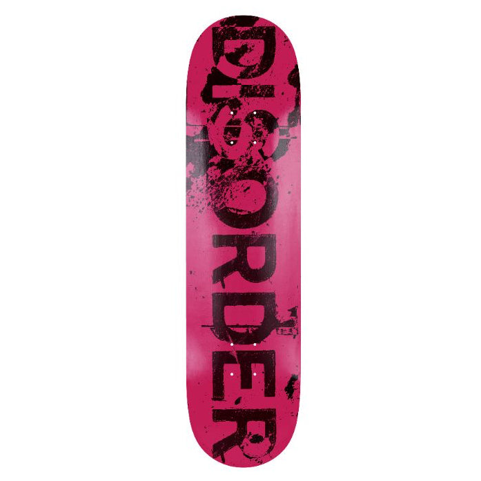 Disorder Team Stamped 8.0" Skateboard Deck