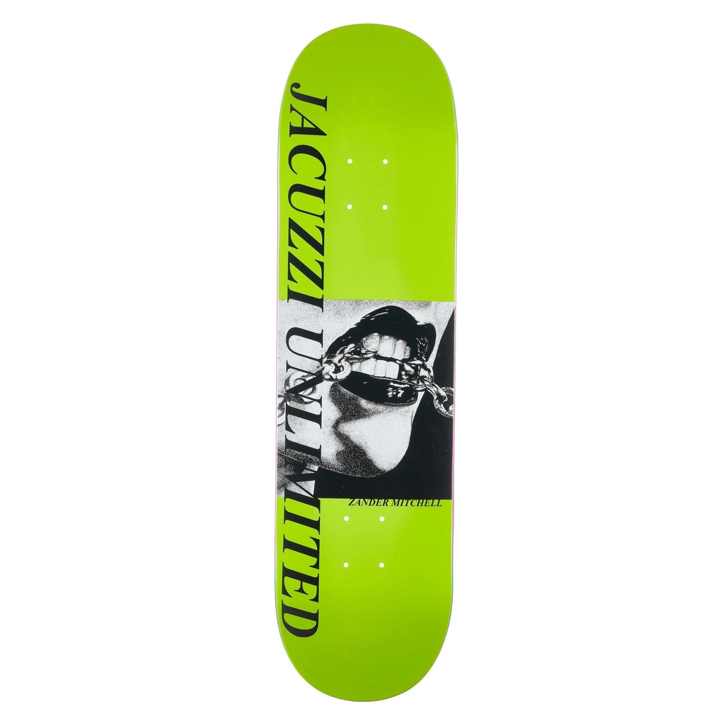 Jacuzzi Mitchell Chain Mail EX7 Lime Green 8.25" Skateboard Deck