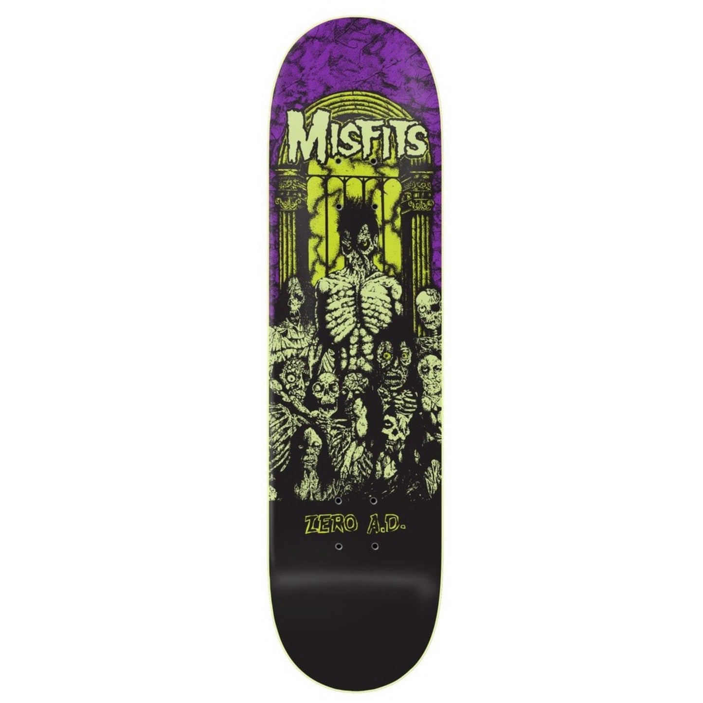 Zero x Misfits A.D. Glow 8.5" Skateboard Deck