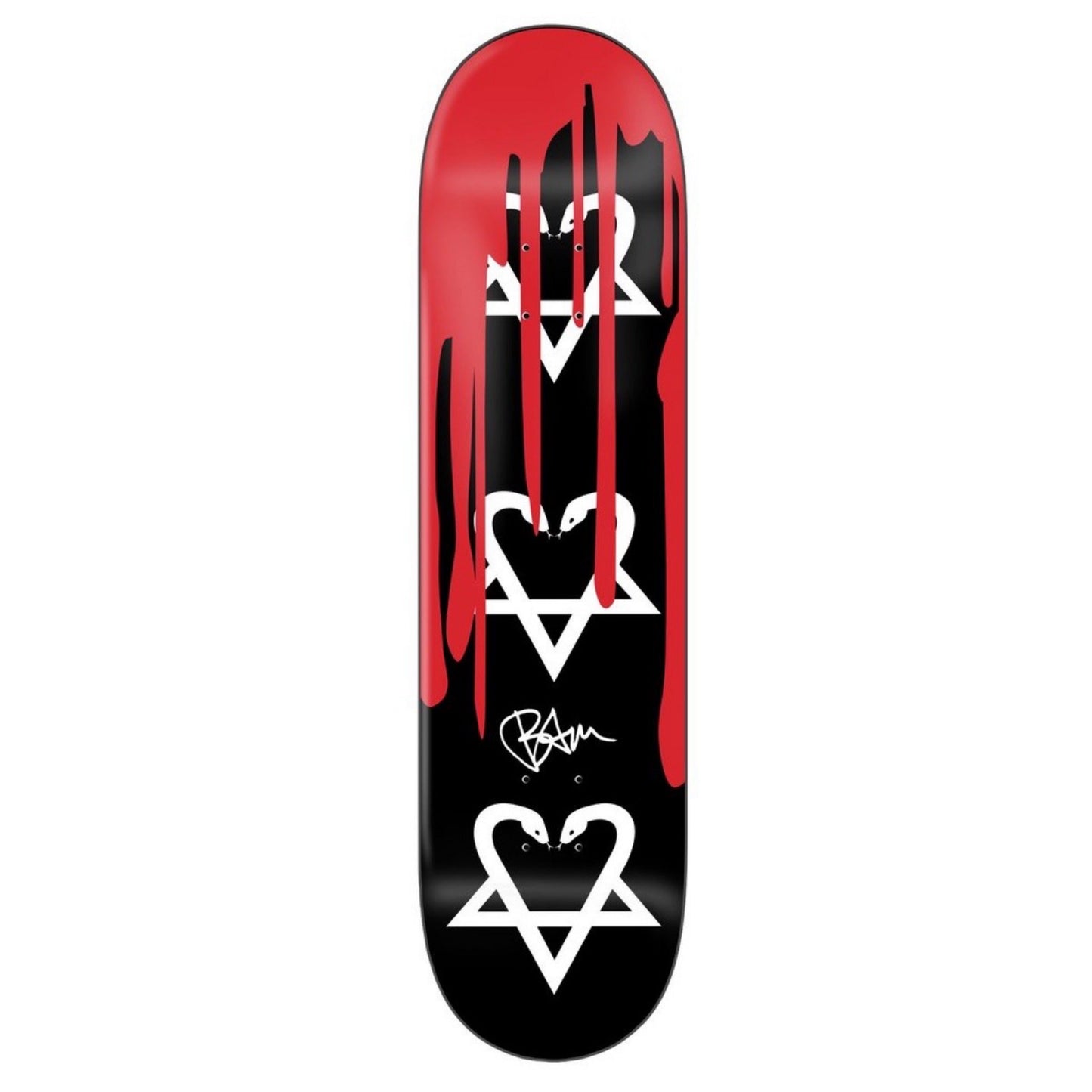 Zero Bam Snakes With Blood 8.5" Skateboard Deck