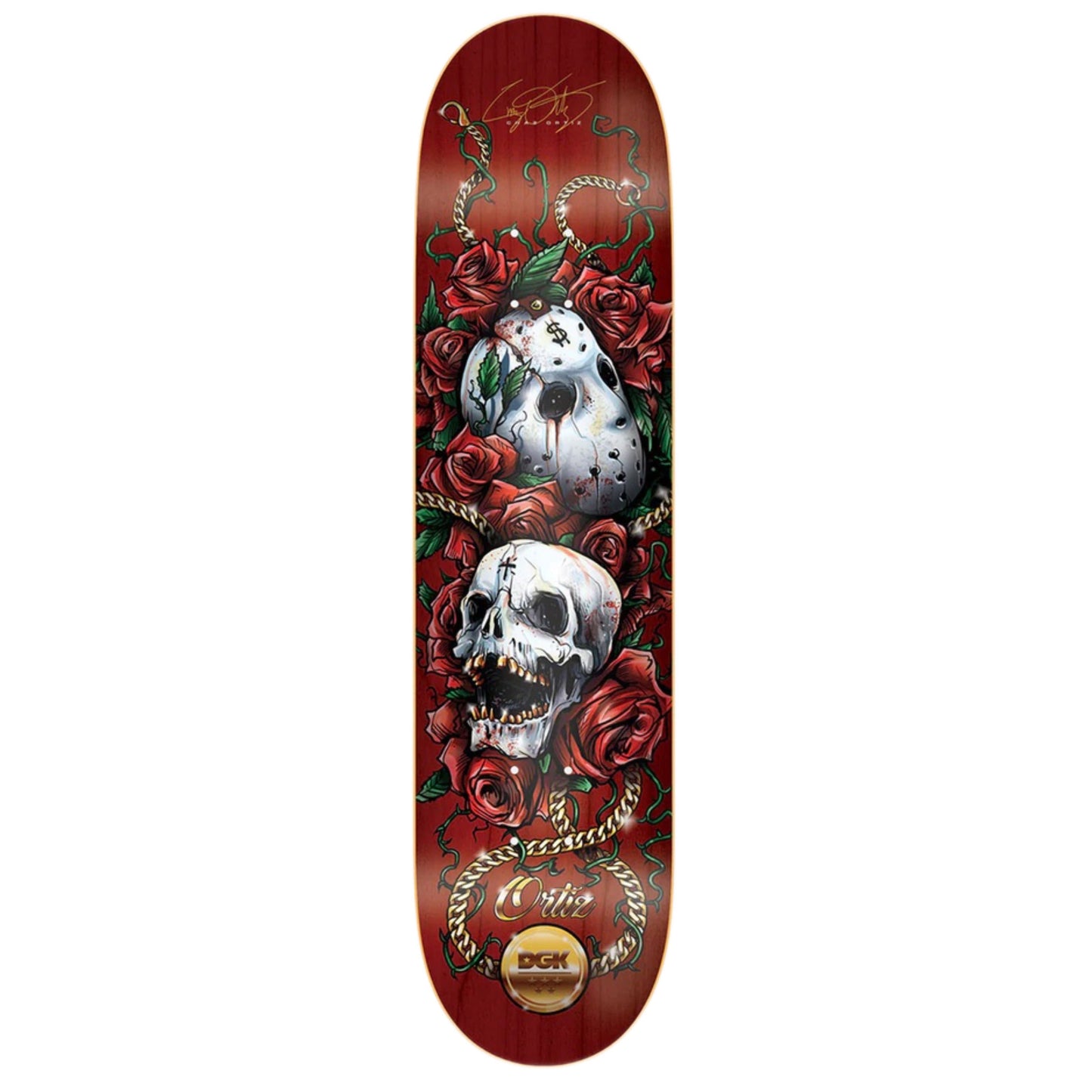DGK Ortiz Los Muertos 8.1" Skateboard Deck