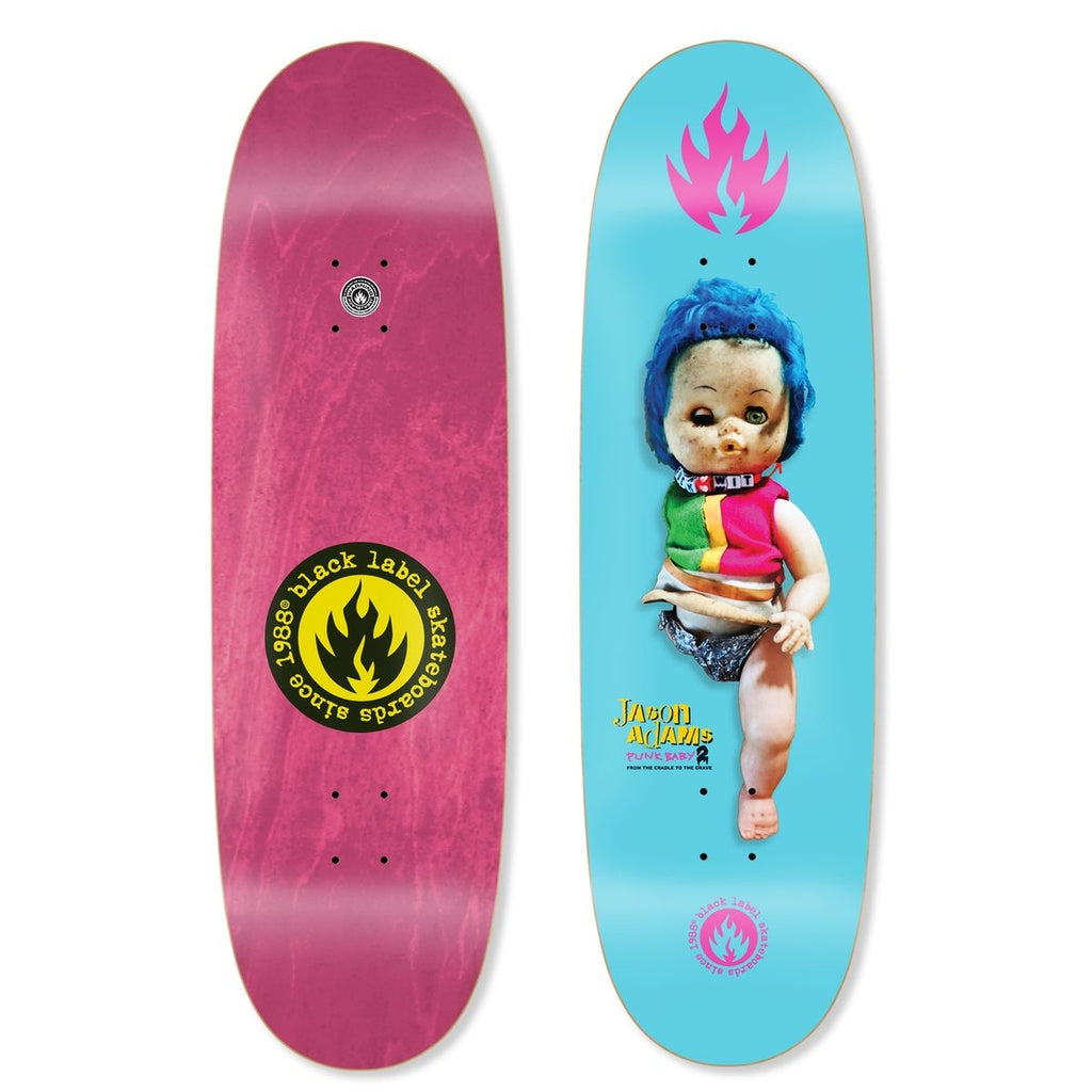 Black Label Jason Adam’s Punk Baby 2 9.5" Custom Egg Skateboard Deck