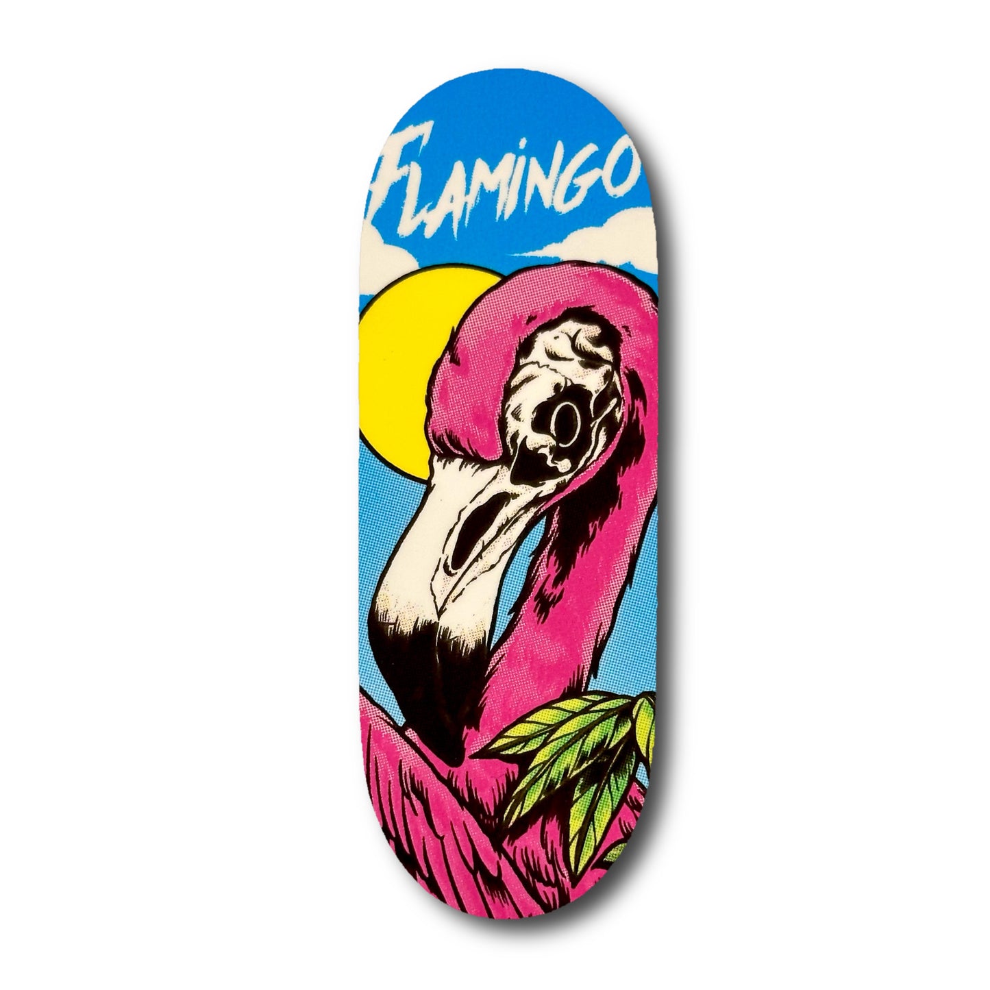 Chems Blue “Flamingo Pro Model” Fingerboard Deck